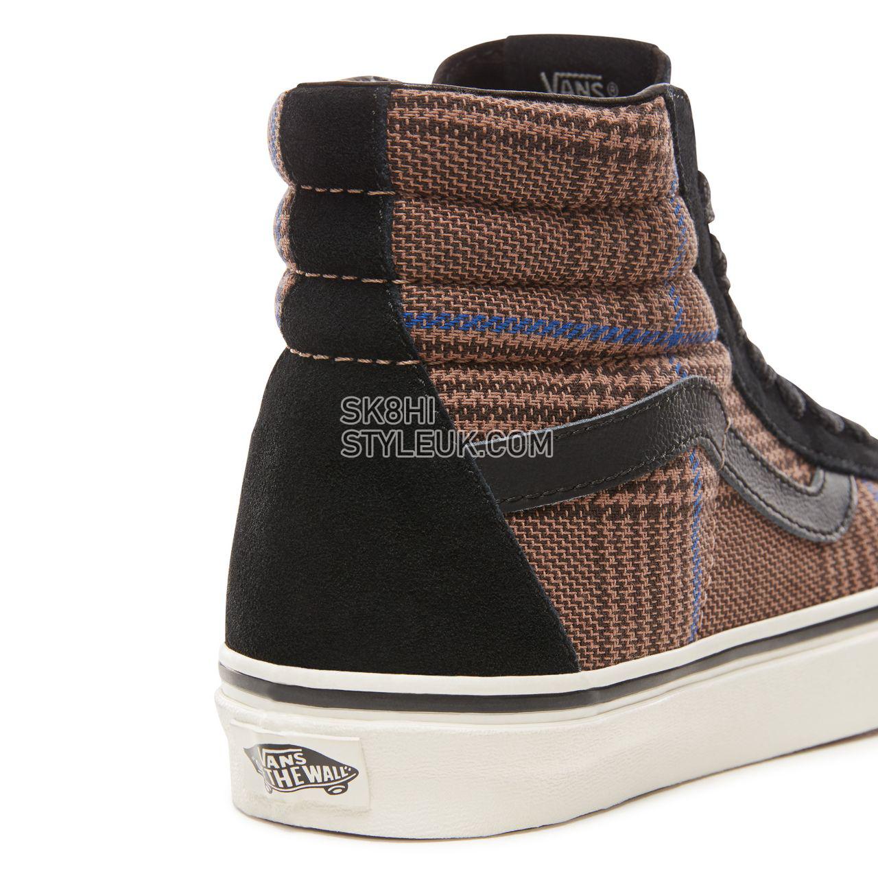 Vans Design Assembly Sk8-Hi Reissue Classic Womens - (Design Assembly) Glen Plaid/Marshmallow VN0A2XSBUQI Shoes