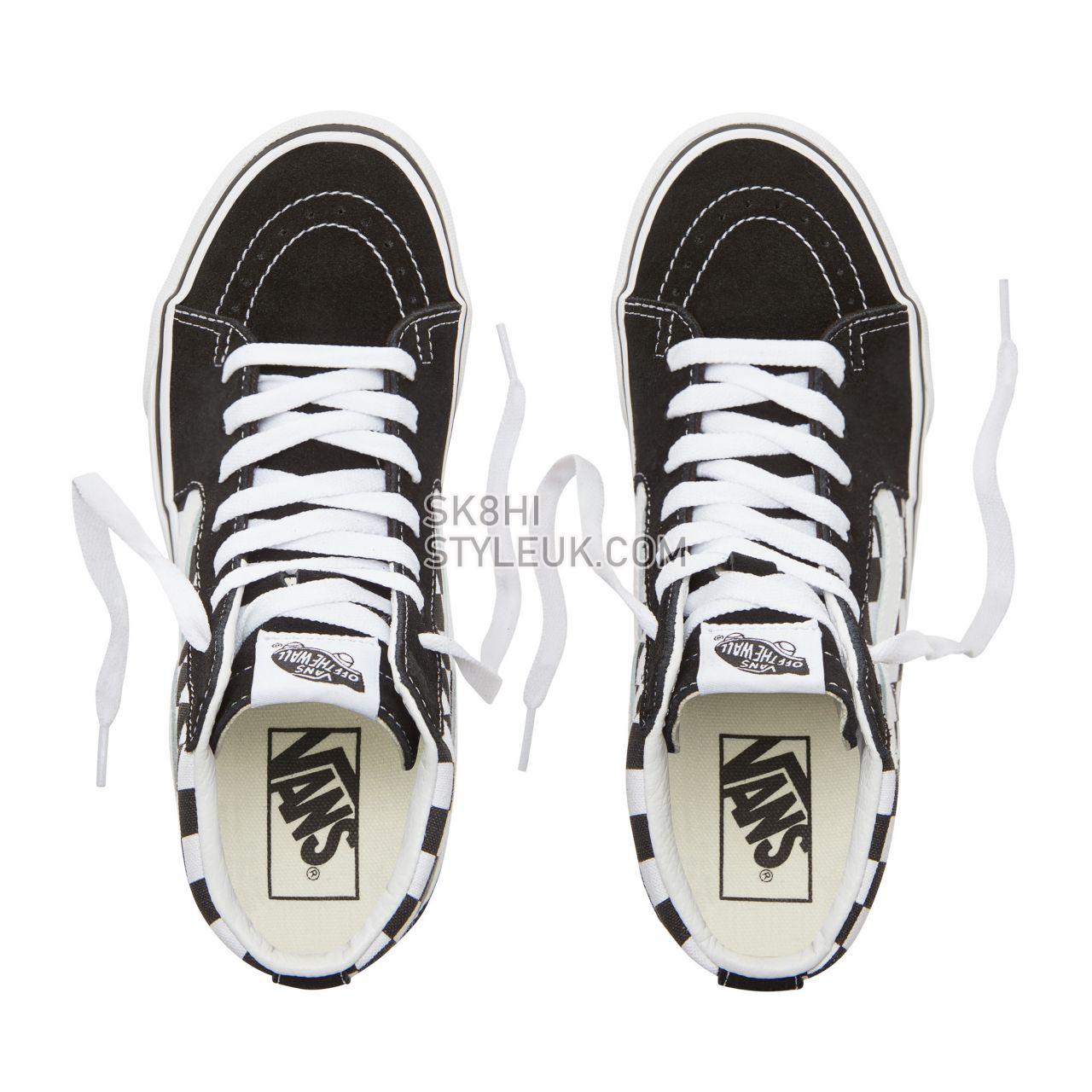 Vans Suede Checkerboard Sk8-Hi Platform 2.0 Classic Womens - Checkerboard/True White VA3TKNQXH Shoes