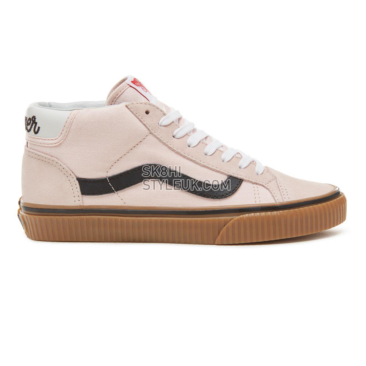 Vans Suede Power Pack Mid Skool 37 Classic Womens - (Power Pack) Heavenly Pink/Gum VA3TKFU9G Shoes