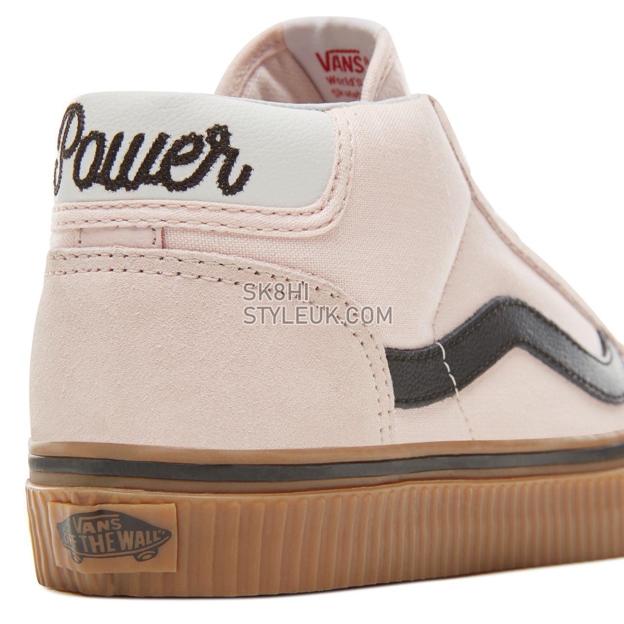 Vans Suede Power Pack Mid Skool 37 Classic Womens - (Power Pack) Heavenly Pink/Gum VA3TKFU9G Shoes