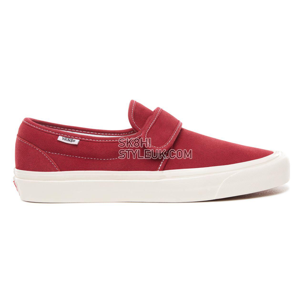 Vans Anaheim Factory Slip-On 47 V Dx Classic Mens Womens - (Anaheim Factory) Og Brick/Suede VN0A3MVAUL2 Shoes