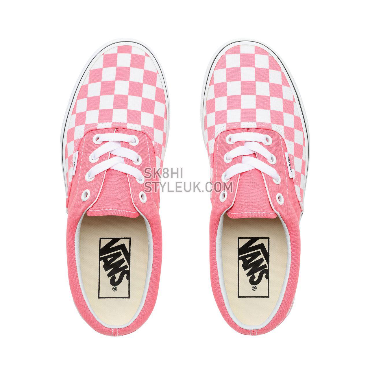 Vans Checkerboard Era Classic Womens - (Checkerboard) Strawberry Pink/True White VN0A38FRVOX Shoes