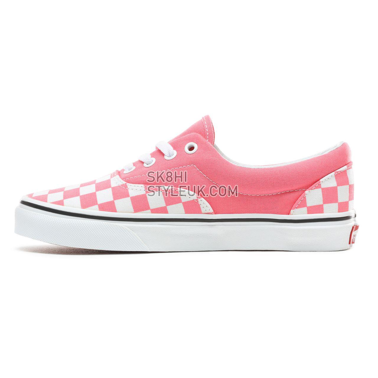 Vans Checkerboard Era Classic Womens - (Checkerboard) Strawberry Pink/True White VN0A38FRVOX Shoes