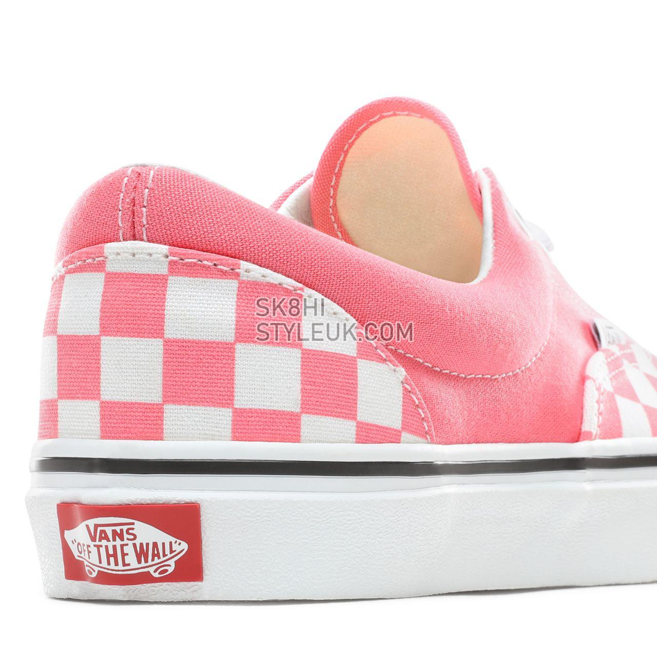 Vans Checkerboard Era Classic Womens - (Checkerboard) Strawberry Pink/True White VN0A38FRVOX Shoes