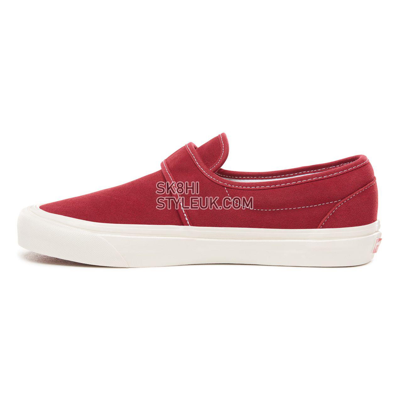 Vans Anaheim Factory Slip-On 47 V Dx Classic Mens Womens - (Anaheim Factory) Og Brick/Suede VN0A3MVAUL2 Shoes