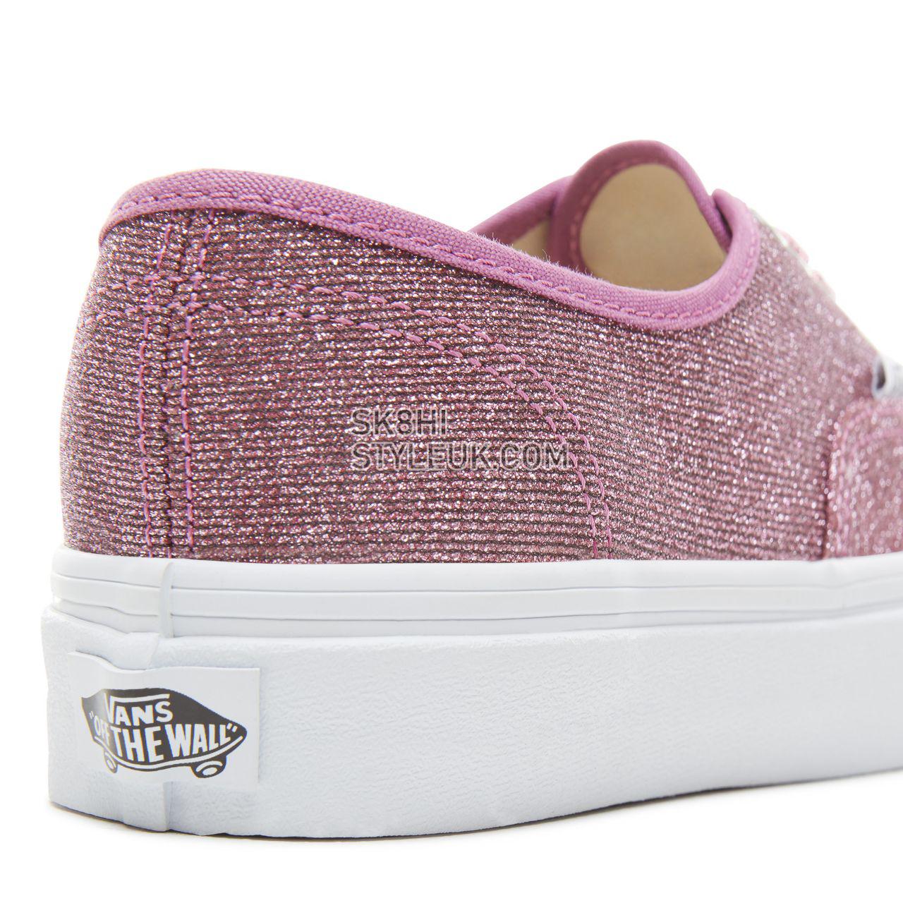 Vans Lurex Glitter Authentic Classic Womens - (Lurex Glitter) Pink/True White VA38EMU3U Shoes