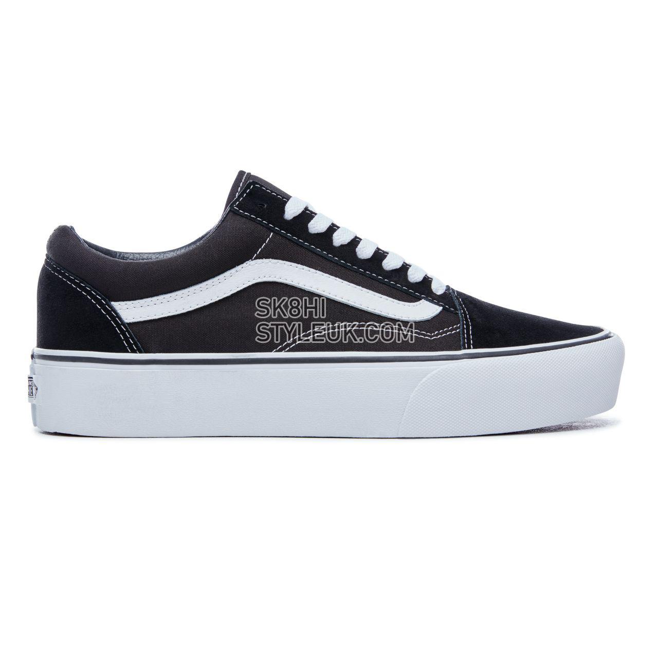 Vans Platform Old Skool Classic Womens - Black/White VN0A3B3UY28 Shoes