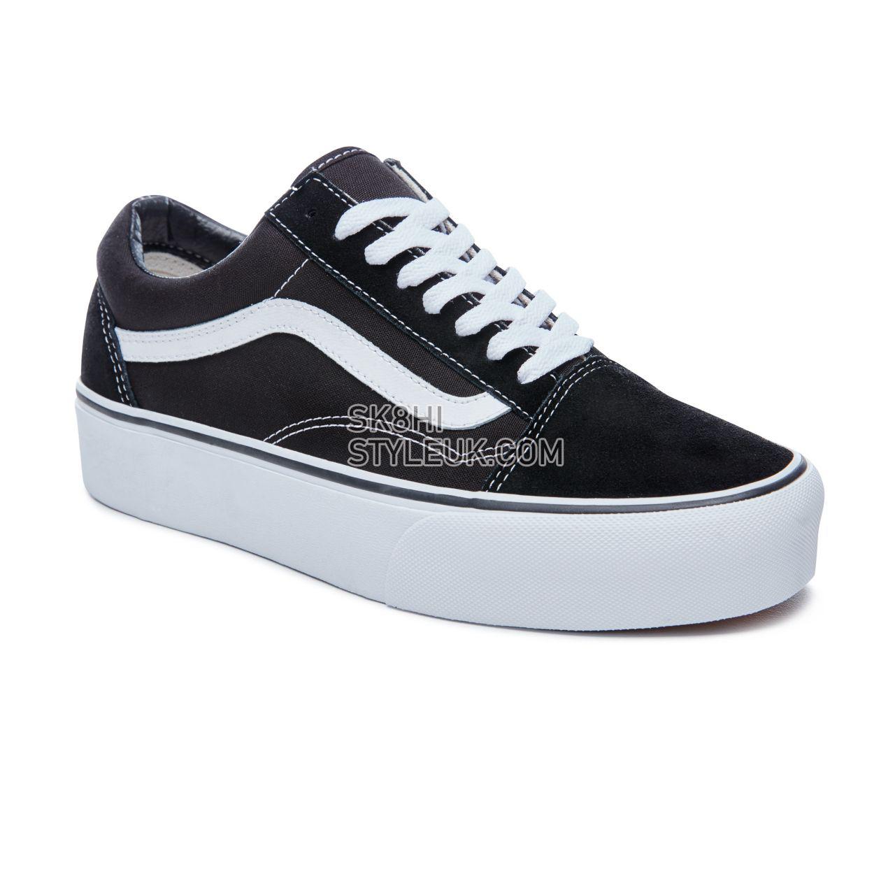 Vans Platform Old Skool Classic Womens - Black/White VN0A3B3UY28 Shoes