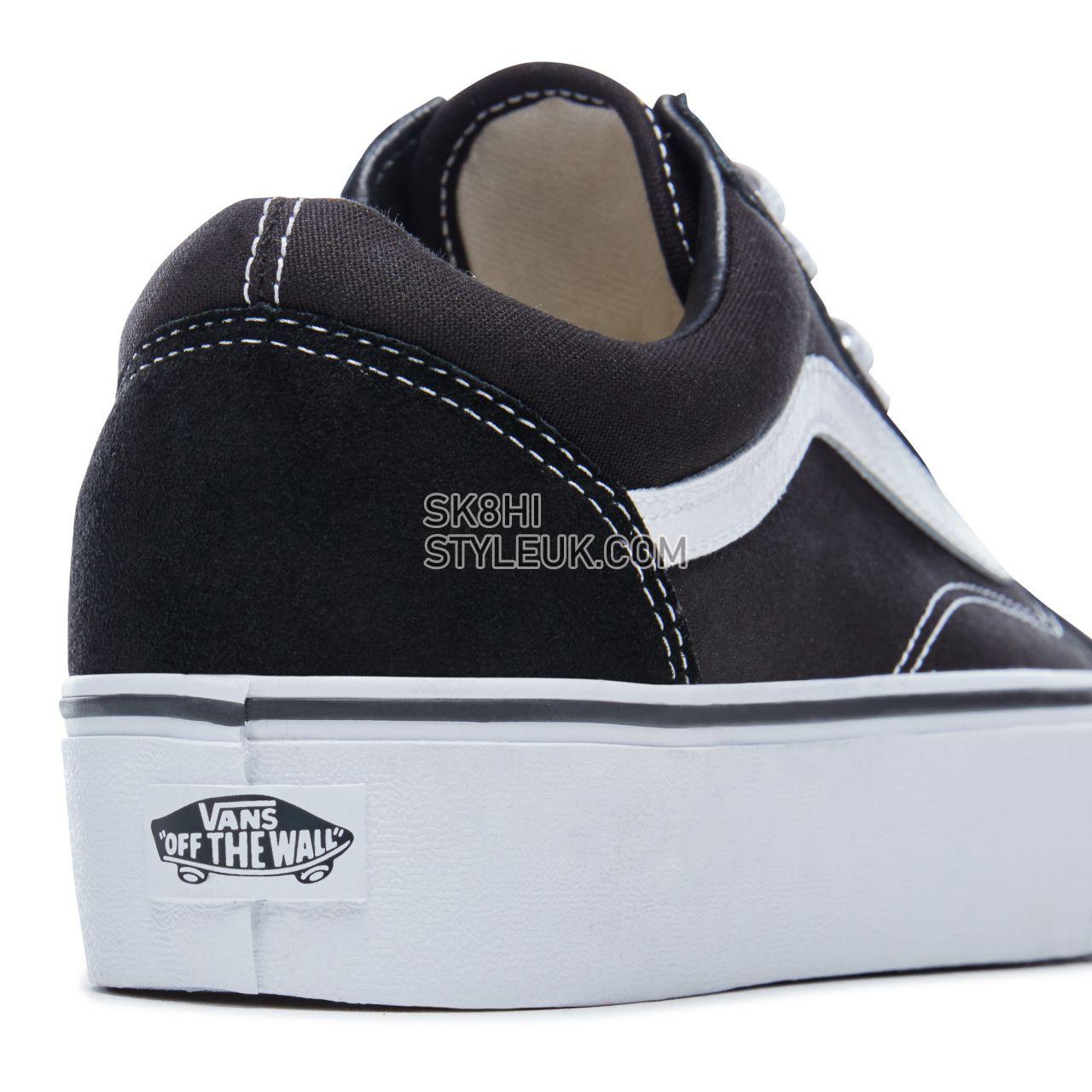 Vans Platform Old Skool Classic Womens - Black/White VN0A3B3UY28 Shoes