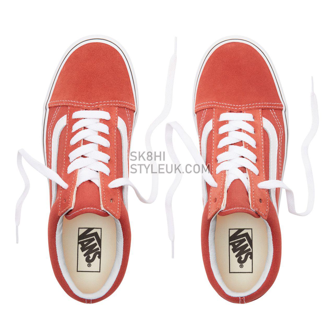 Vans Old Skool Classic Womens - Hot Sauce/True White VN0A38G1UKZ Shoes