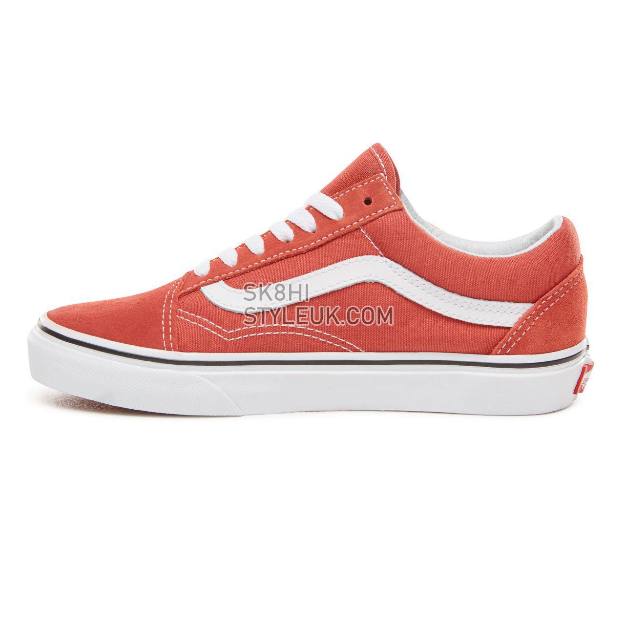 Vans Old Skool Classic Womens - Hot Sauce/True White VN0A38G1UKZ Shoes