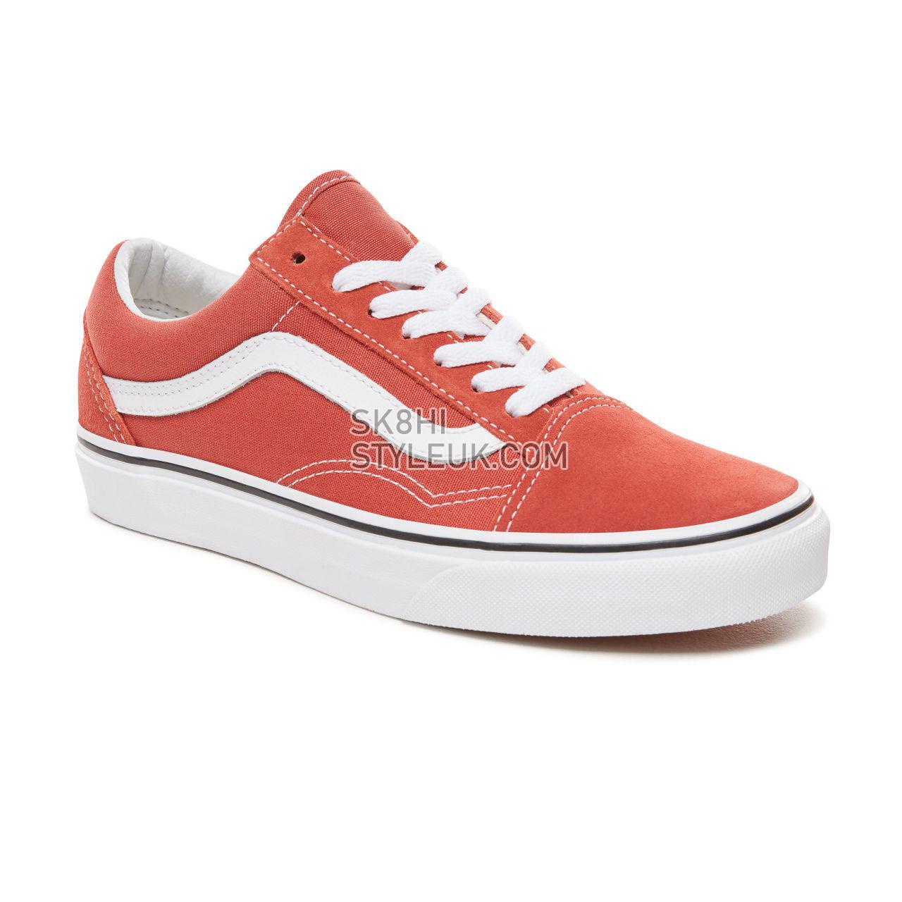 Vans Old Skool Classic Womens - Hot Sauce/True White VN0A38G1UKZ Shoes