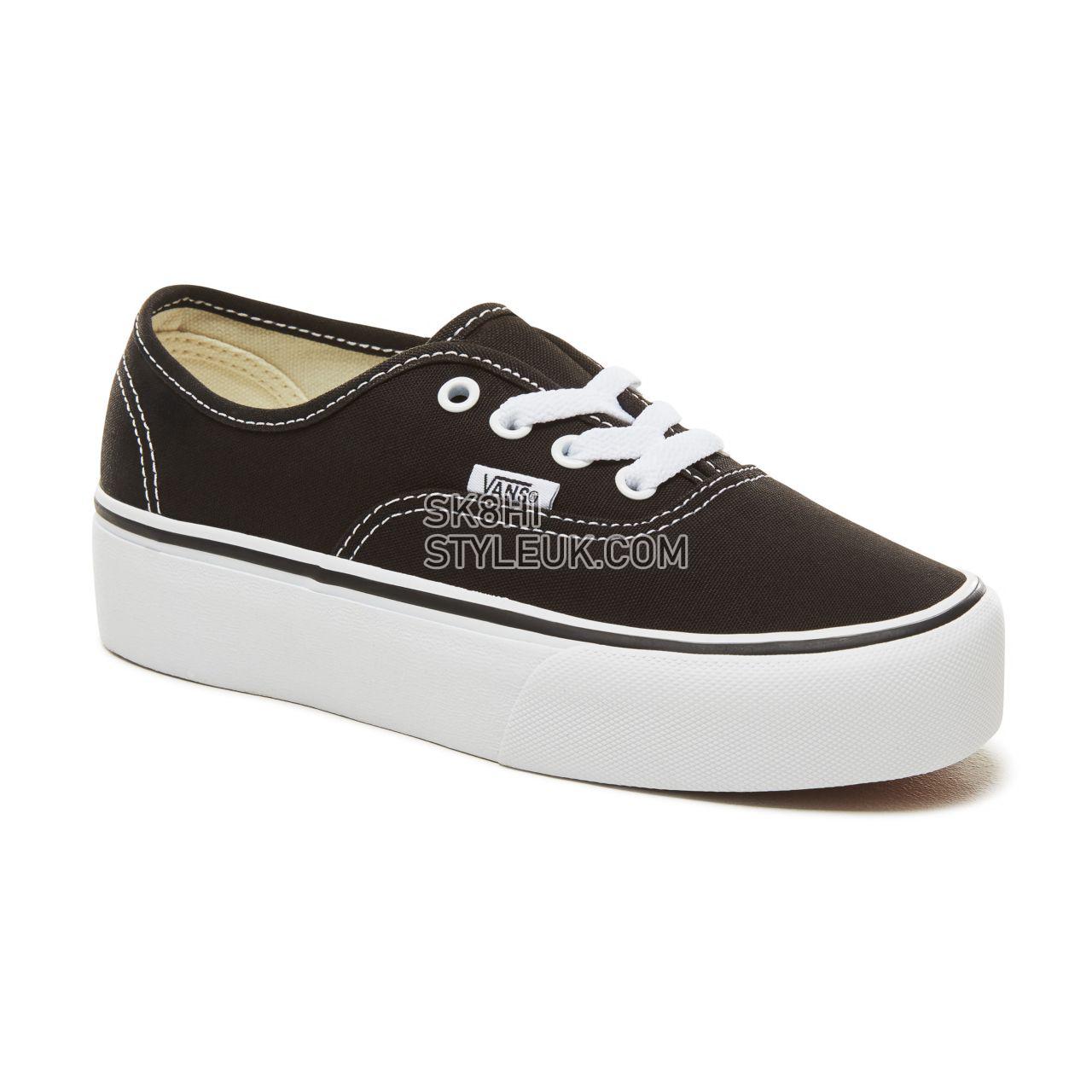 Vans Authentic Platform 2.0 Classic Womens - Black VN0A3AV8BLK Shoes