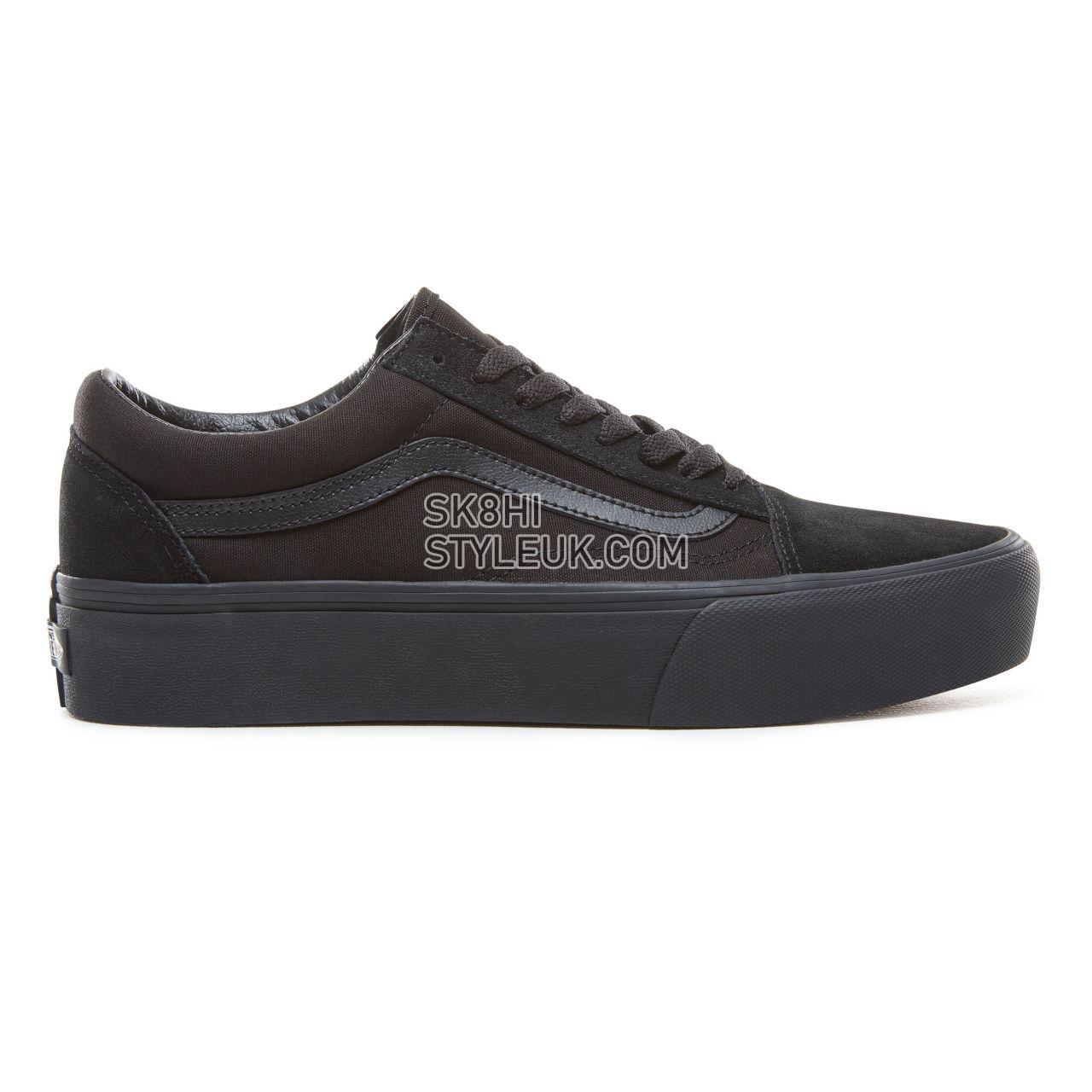 Vans Platform Old Skool Classic Womens - Black VN0A3B3UBKA Shoes