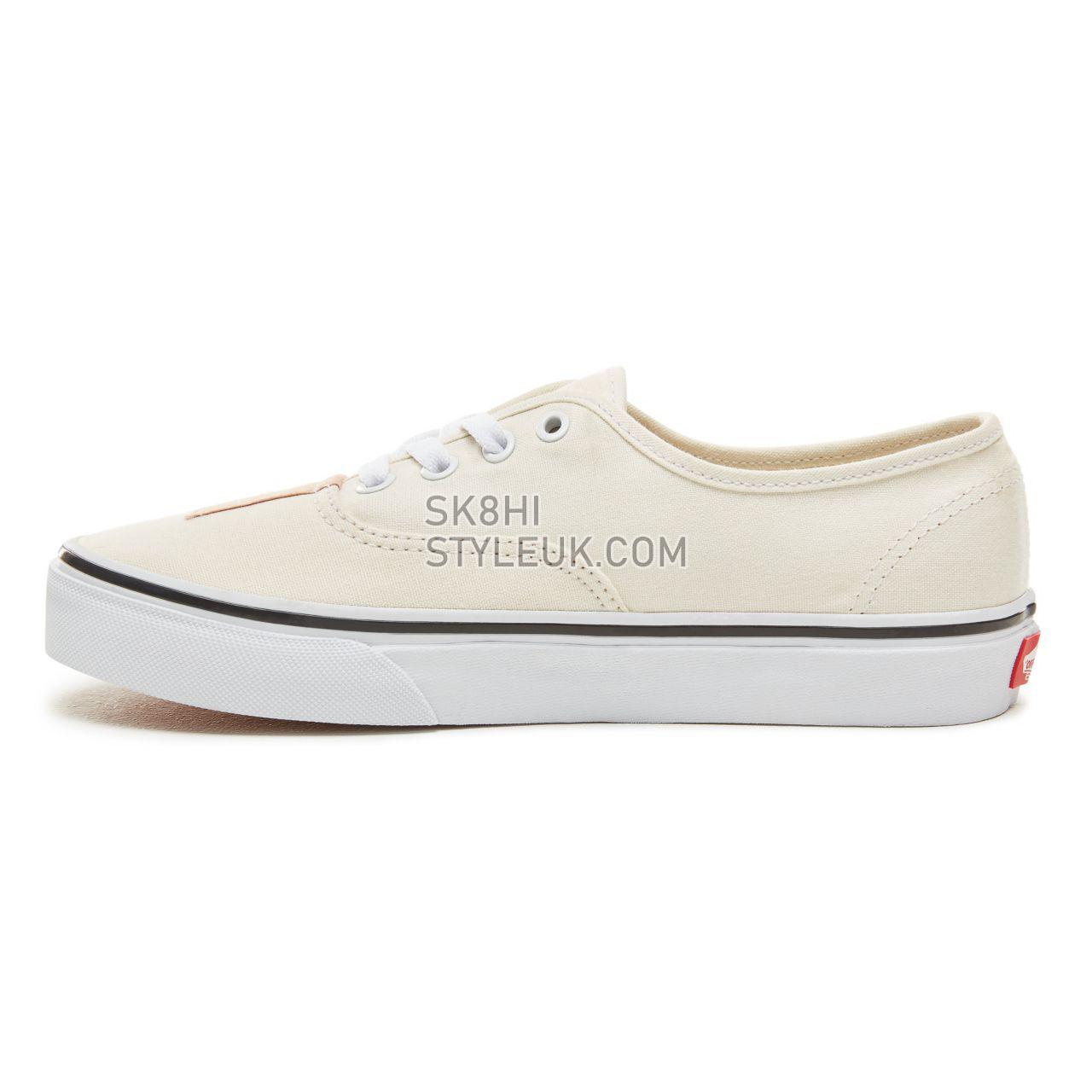 Vans Satin Patchwork Authentic Classic Womens - (Satin Patchwork) Classic White/True White VA38EMU5Q Shoes