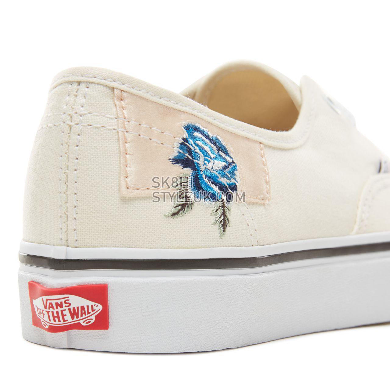 Vans Satin Patchwork Authentic Classic Womens - (Satin Patchwork) Classic White/True White VA38EMU5Q Shoes