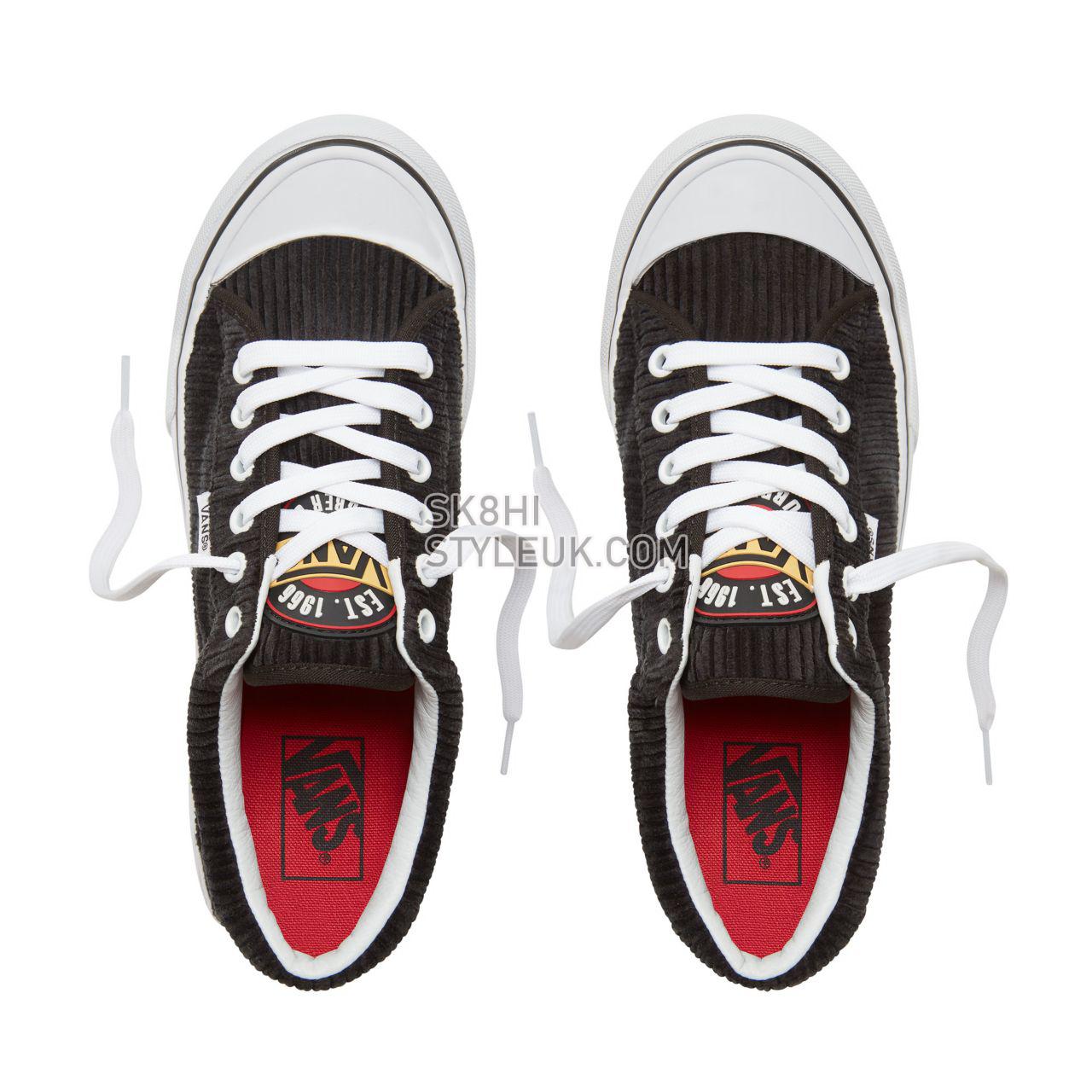 Vans Design Assembly Corduroy Style 29 Classic Womens - (Design Assembly) Black/True White VA3MVHU55 Shoes