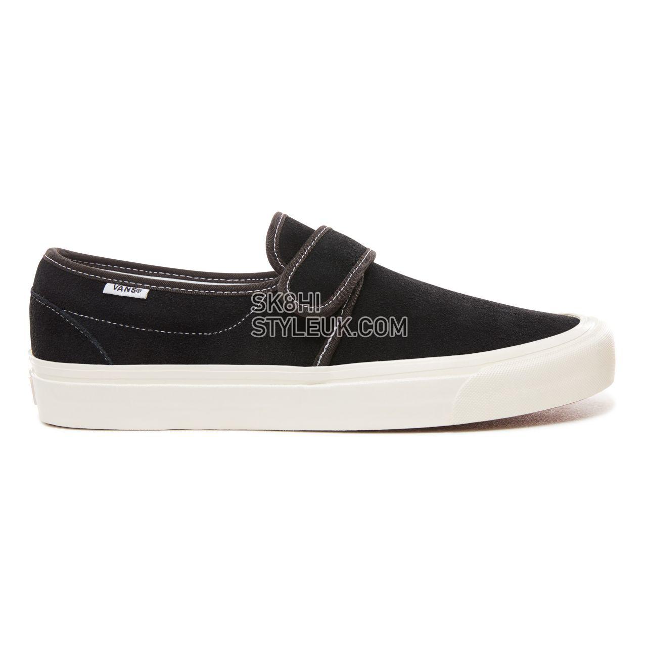 Vans Anaheim Factory Slip-On 47 V Dx Classic Mens Womens - (Anaheim Factory) Og Black/Suede VN0A3MVAUL1 Shoes