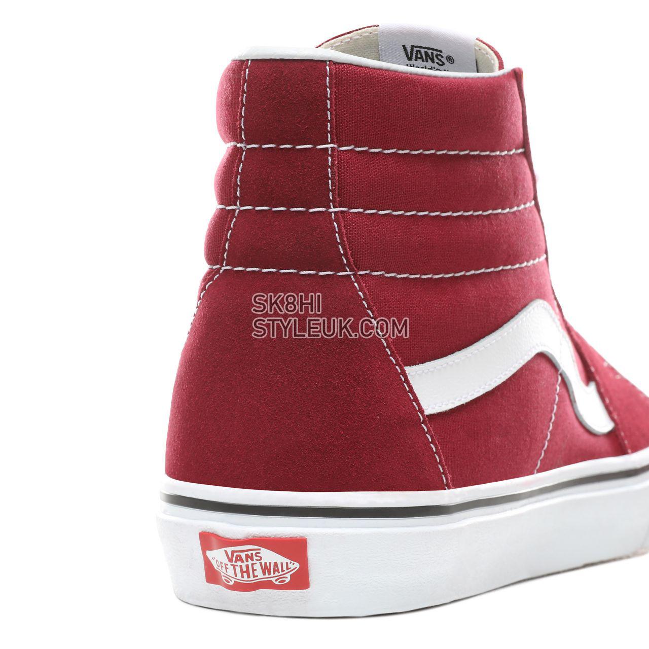 Vans Sk8-Hi Classic Mens Womens - Rumba Red/True White VN0A38GEVG4 Shoes