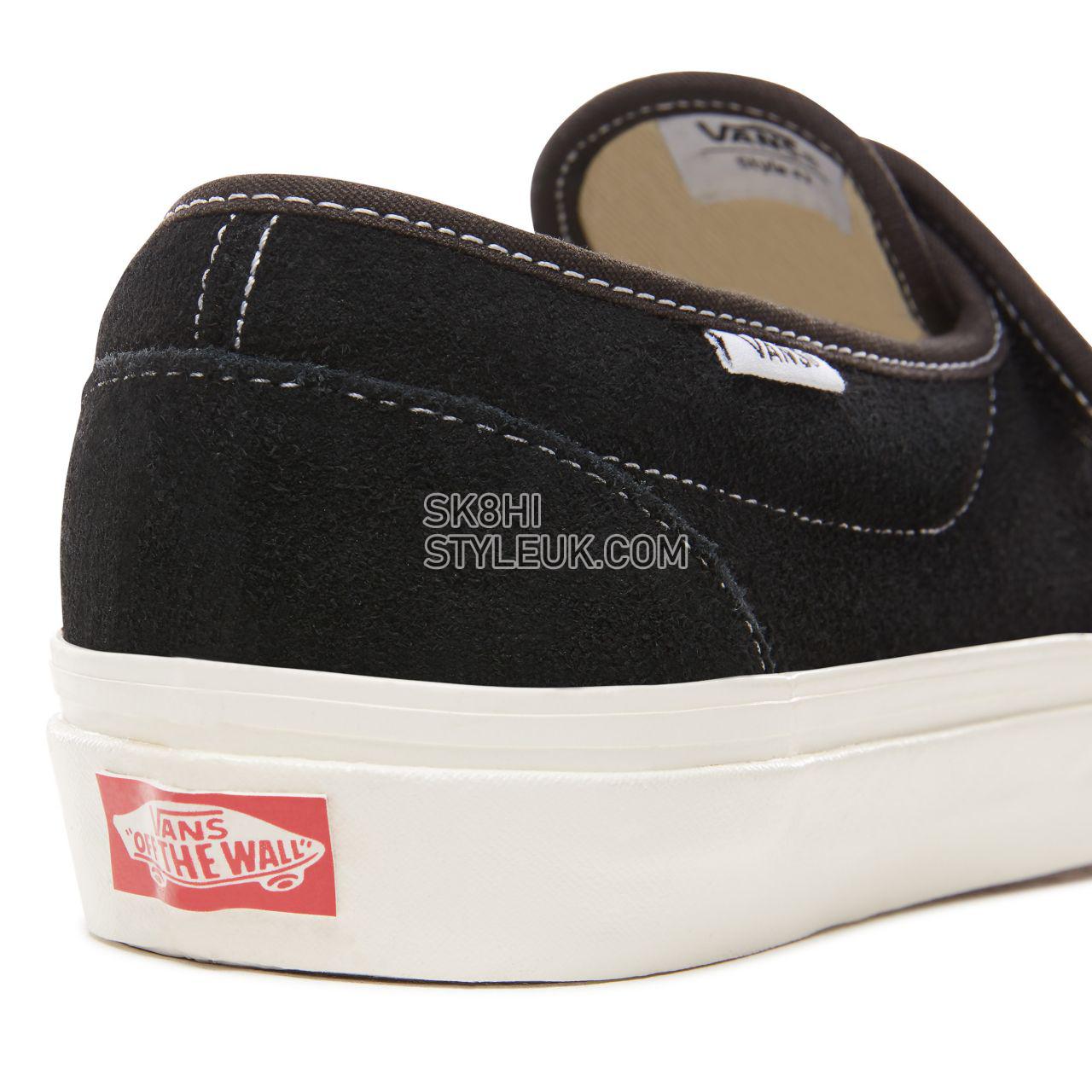 Vans Anaheim Factory Slip-On 47 V Dx Classic Mens Womens - (Anaheim Factory) Og Black/Suede VN0A3MVAUL1 Shoes