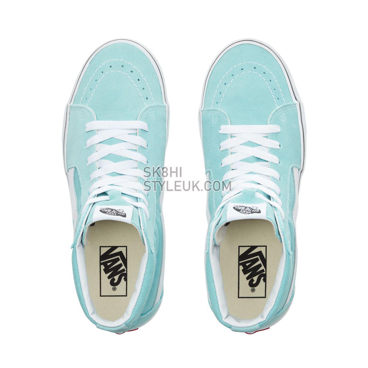 Vans Sk8-Hi Classic Mens Womens - Aqua Haze/True White VN0A38GEVKQ Shoes