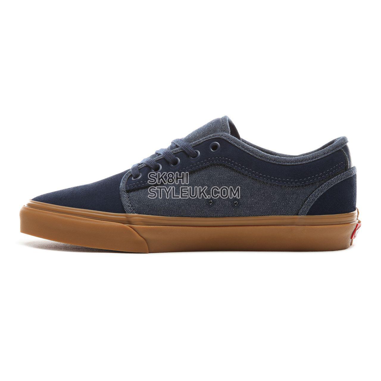 Vans Denim Chukka Low Classic Mens Womens - (Denim) Dress Blues/Classic Gum VN0A38CGVF1 Shoes