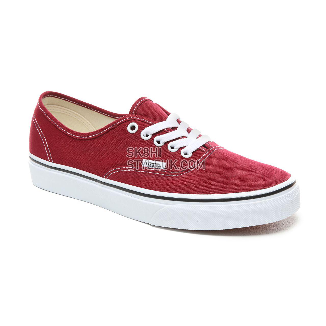 Vans Authentic  Classic Mens Womens - Rumba Red/True White VN0A38EMVG4 Shoes