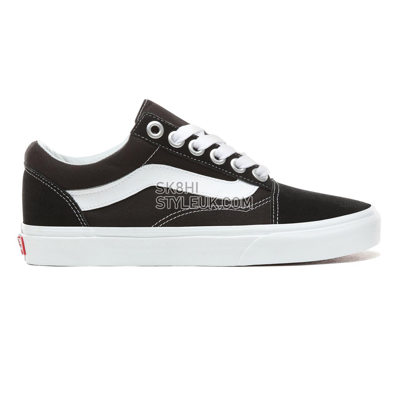 Vans Old Skool OS Classic Mens Womens - Black/True White VN0A3WLY6BT Shoes