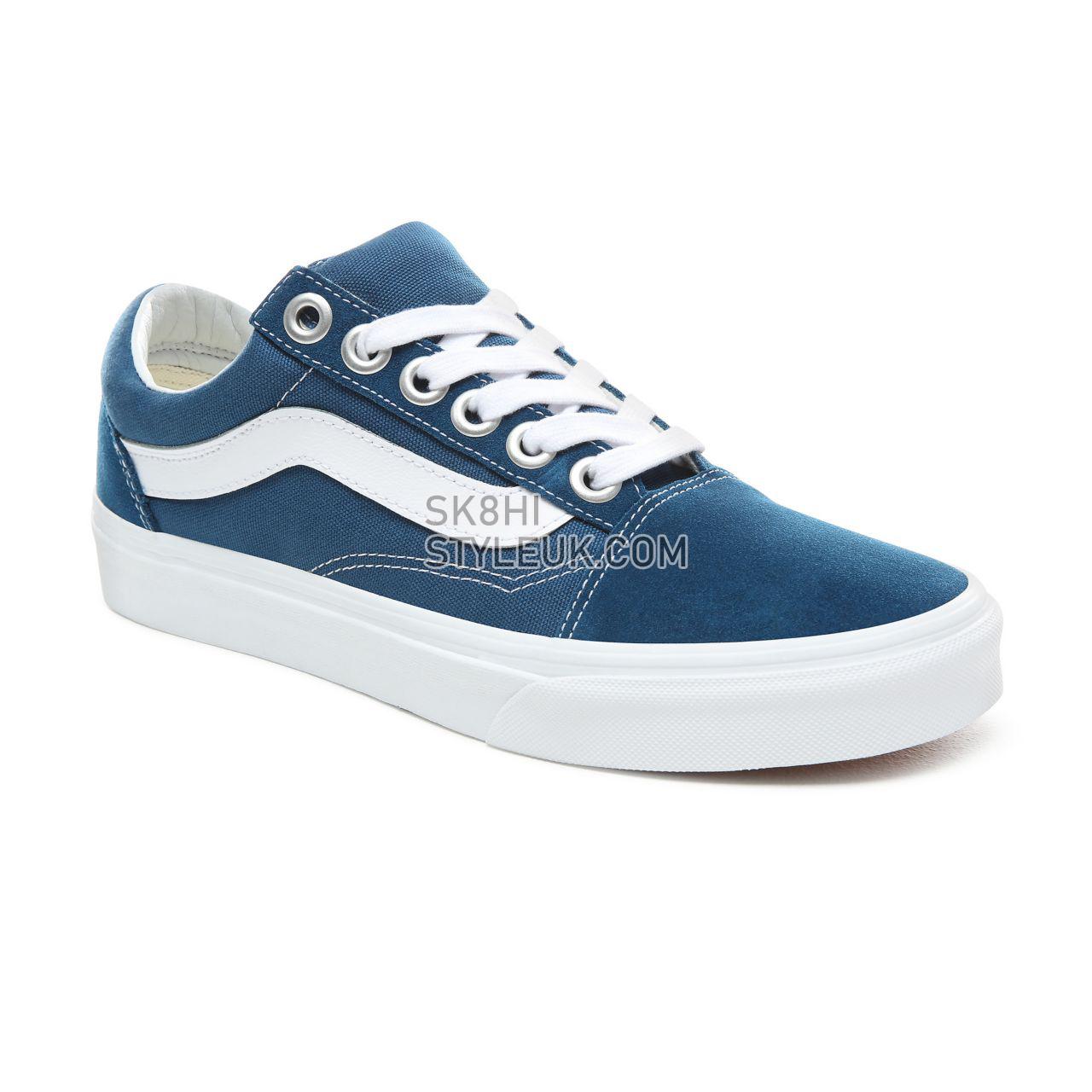 Vans Old Skool OS Classic Mens Womens - Sailor Blue/True White VN0A3WLYVS1 Shoes