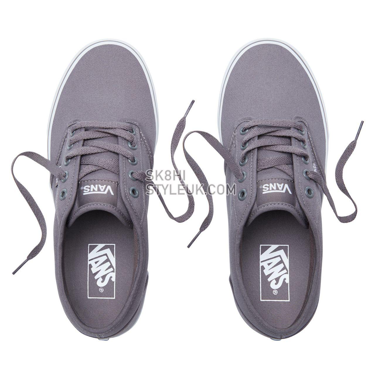 Vans Canvas Atwood Classic Mens Womens - (Canvas) Pewter/White VN000TUY4WV Shoes