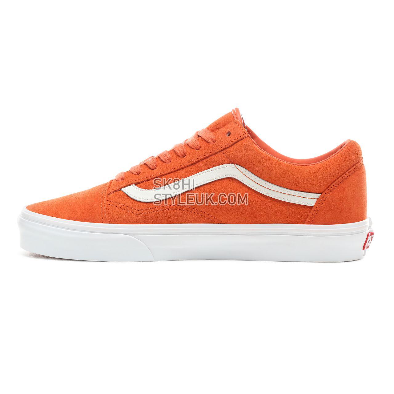 Vans Soft Suede Old Skool Classic Mens Womens - (Soft Suede) Koi/True White VN0A38G1VKF Shoes