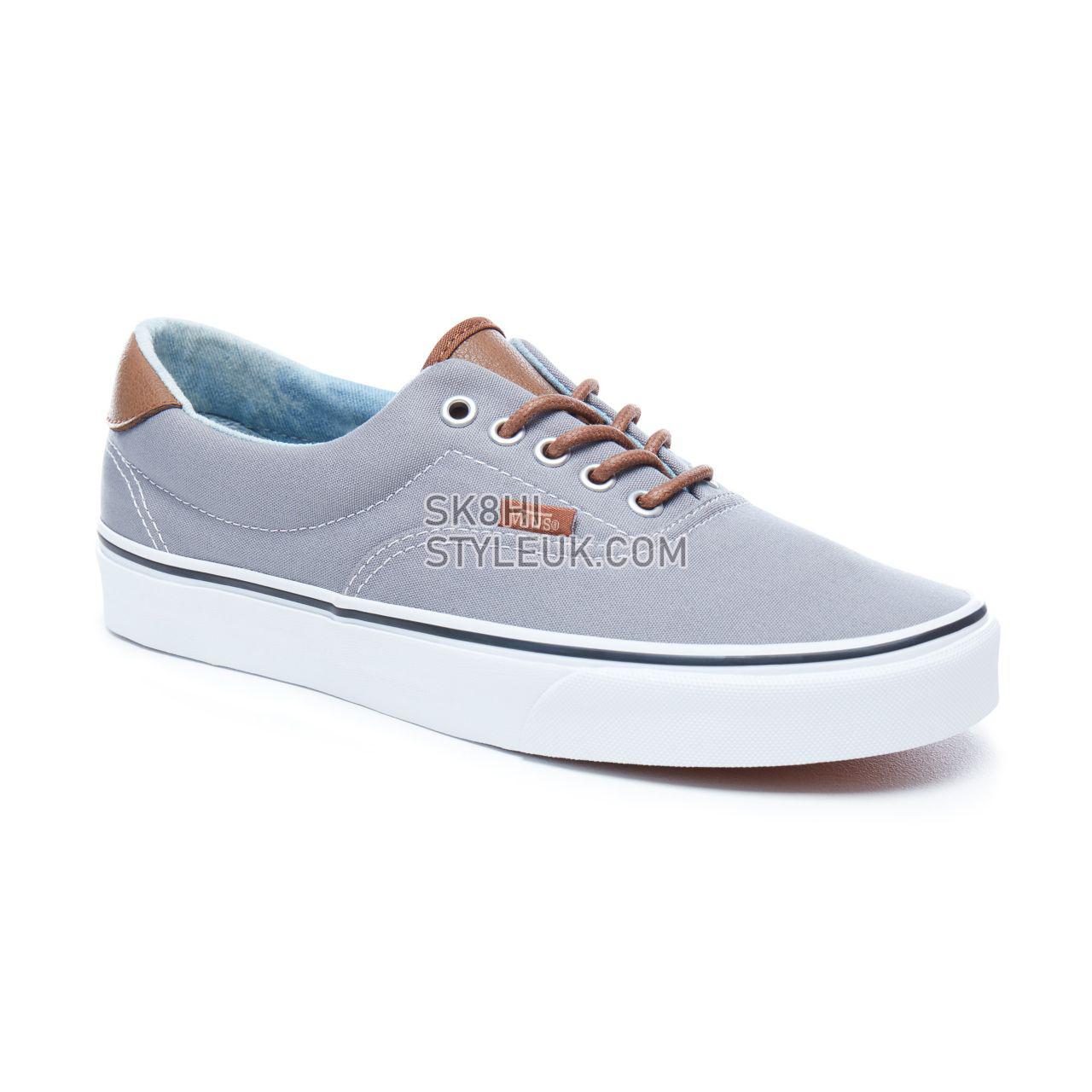 Vans C&L Era 59 Classic Mens Womens - Frost Gray-Acid Denim VN0A38FSQ70 Shoes