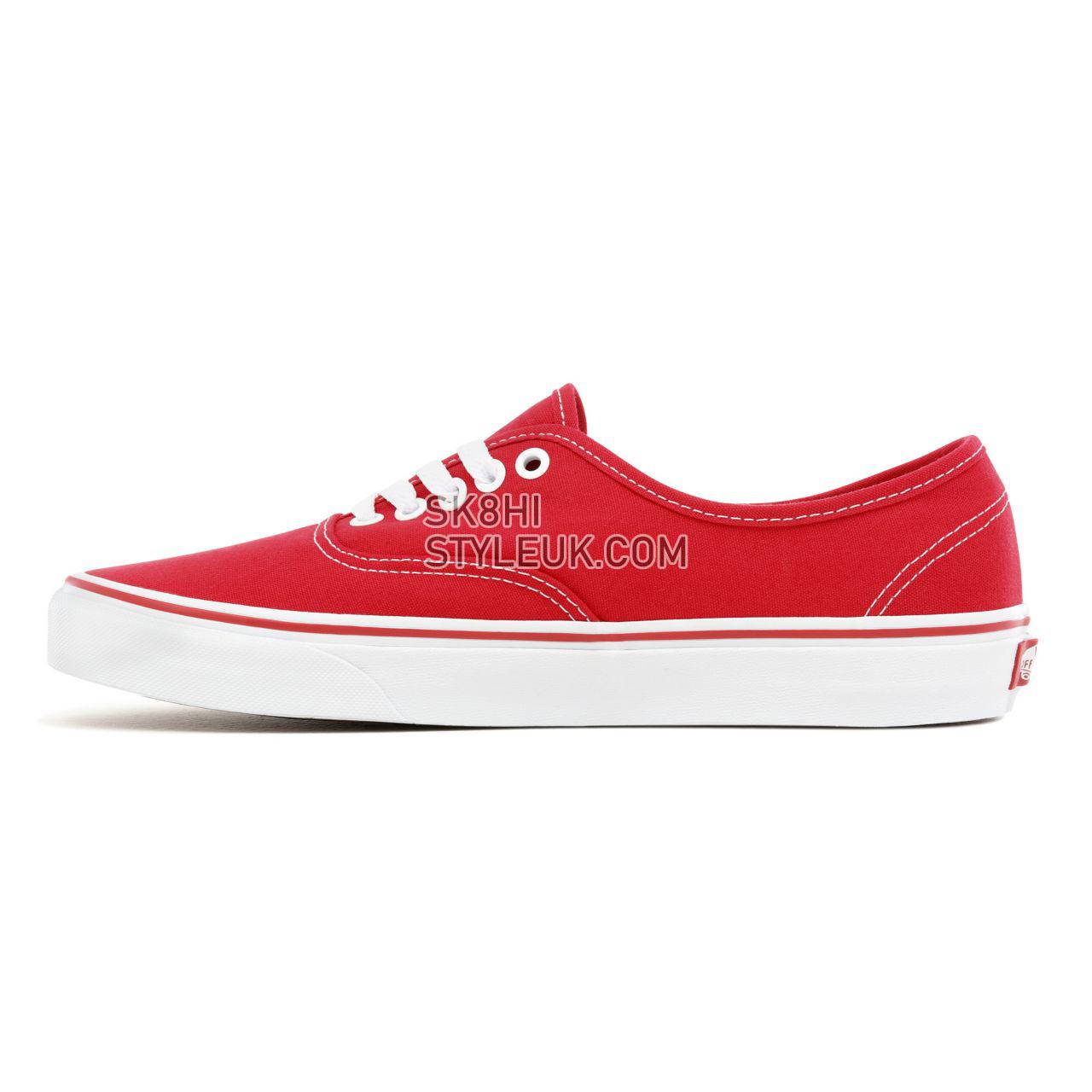 Vans Authentic Classic Mens Womens - Red VN000EE3RED Shoes