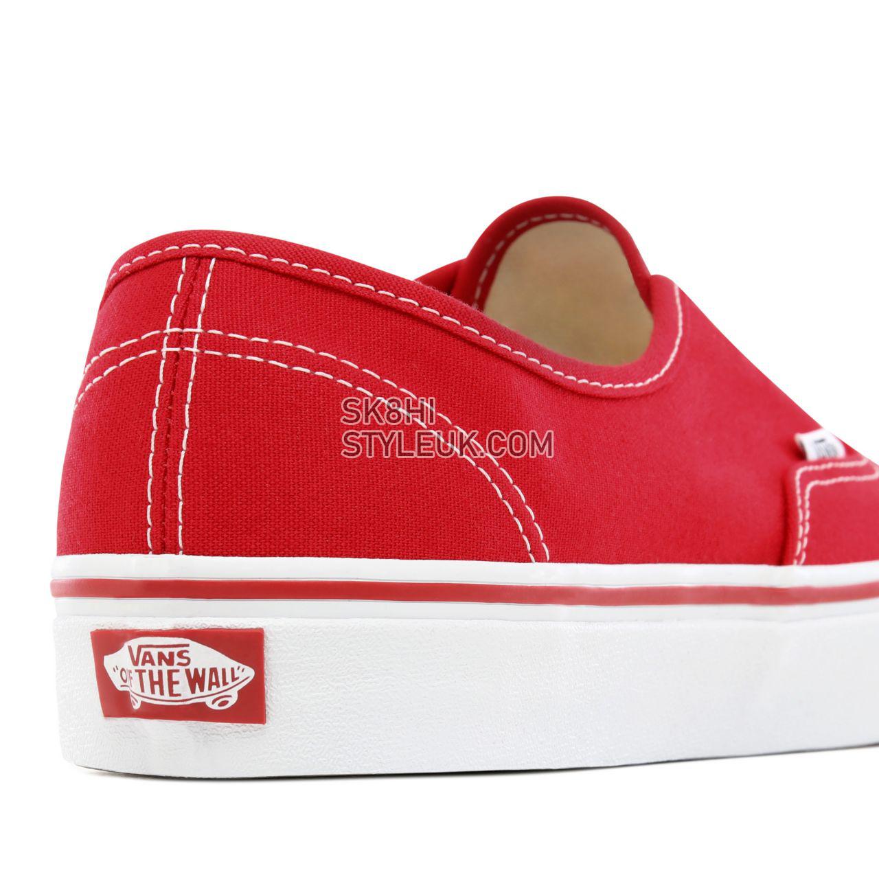 Vans Authentic Classic Mens Womens - Red VN000EE3RED Shoes