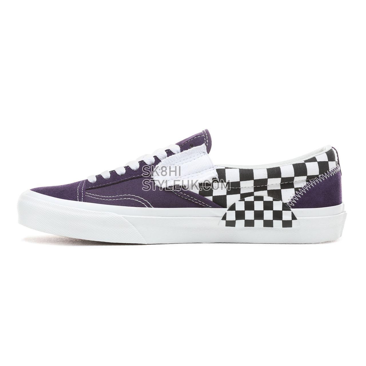 Vans Checkerboard Slip-On CAP Classic Mens Womens - (Checkerboard) Mysterioso/True White VN0A3WM5VO3 Shoes