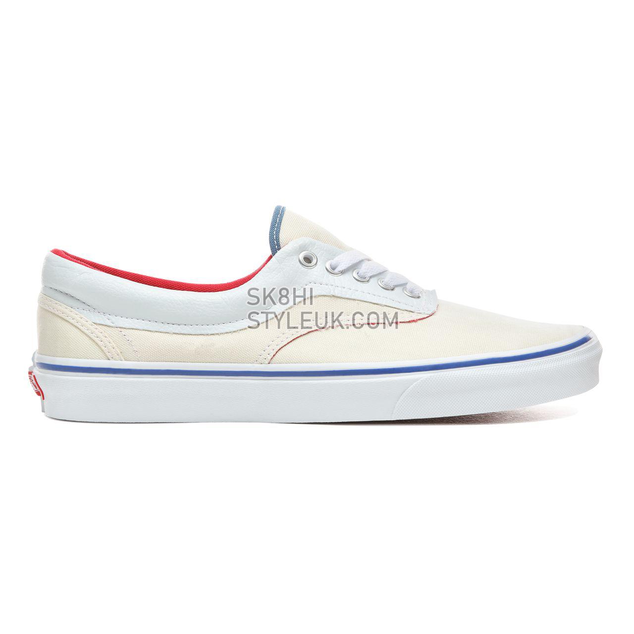 Vans Outside In Era Classic Mens Womens - (Outside In) Natural/Stv Navy/Red VN0A38FRVME Shoes