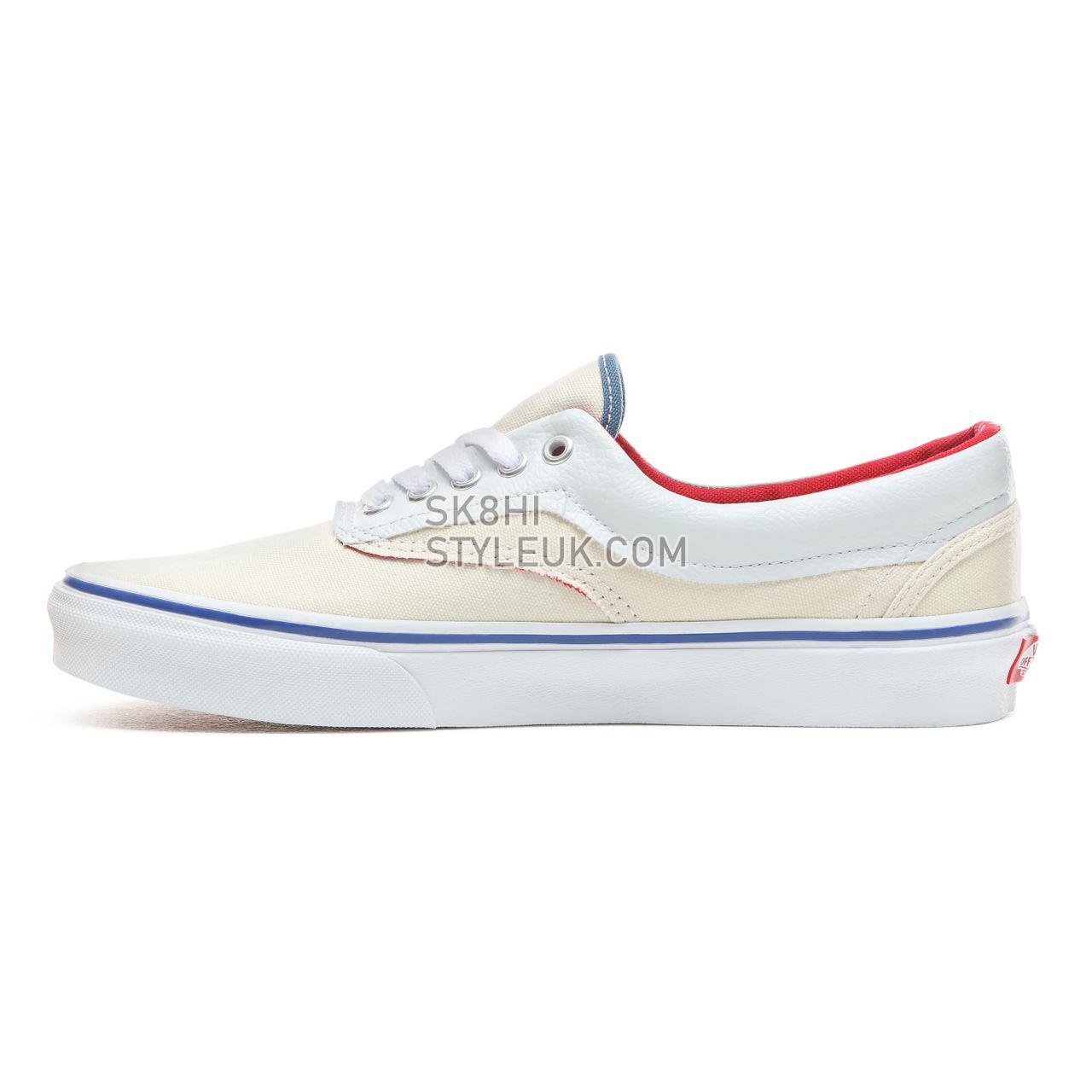 Vans Outside In Era Classic Mens Womens - (Outside In) Natural/Stv Navy/Red VN0A38FRVME Shoes