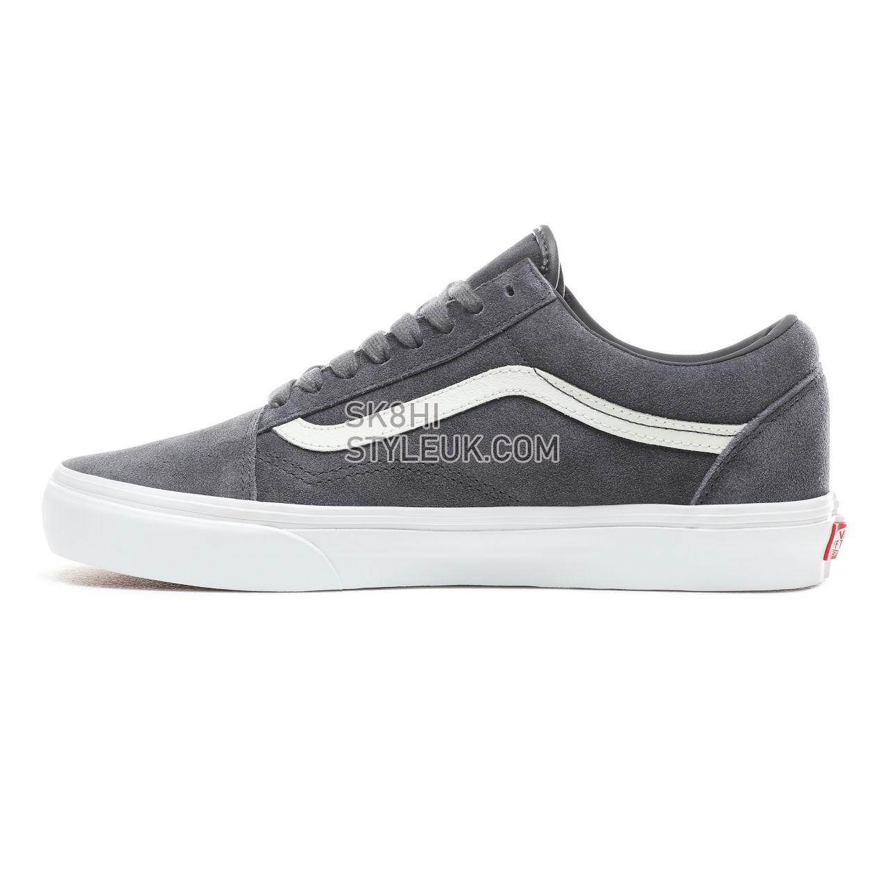 Vans Soft Suede Old Skool Classic Mens Womens - (Soft Suede) Ebony/True White VN0A38G1VKE Shoes