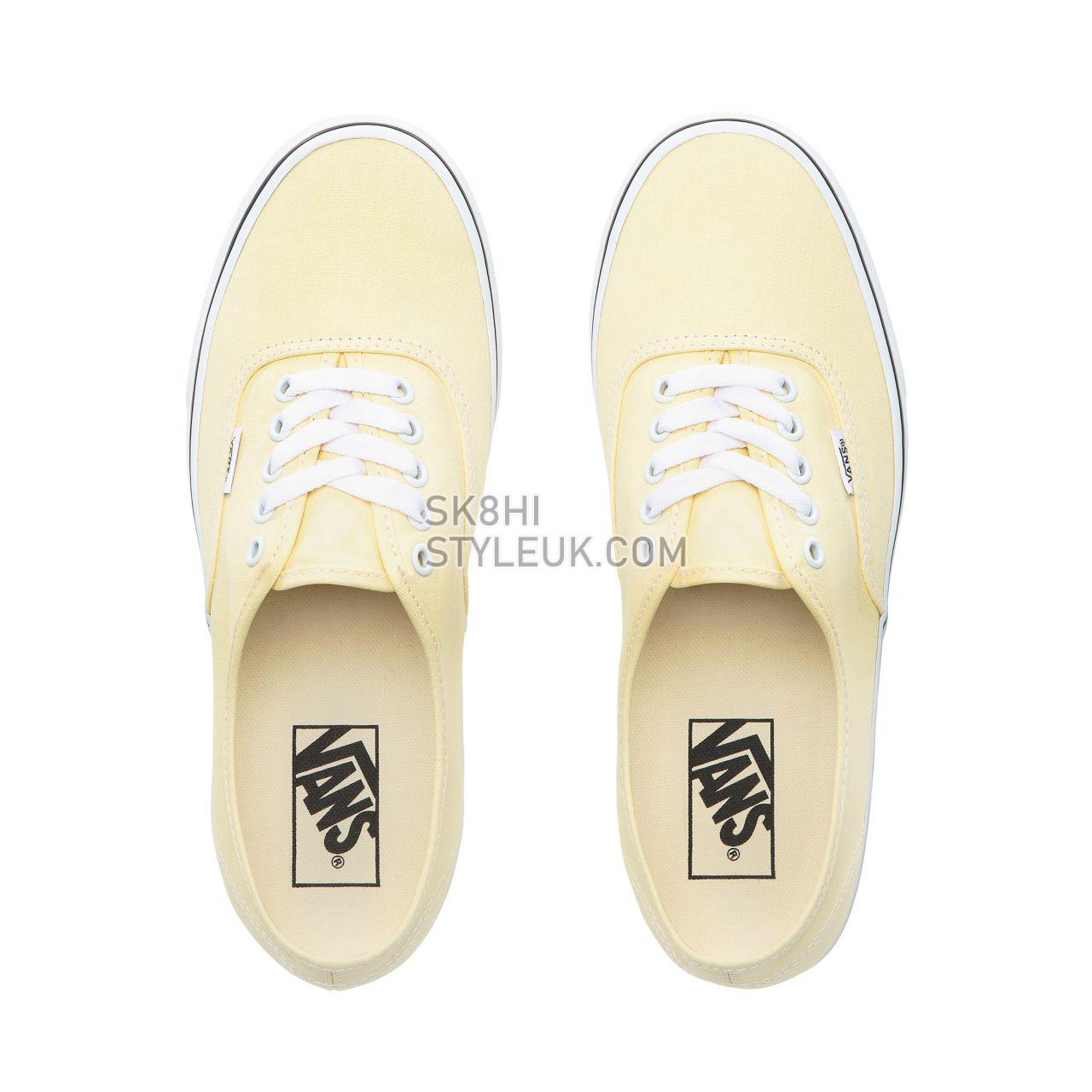 Vans Authentic Classic Mens Womens - Vanilla Custard/True White VN0A38EMVKV Shoes