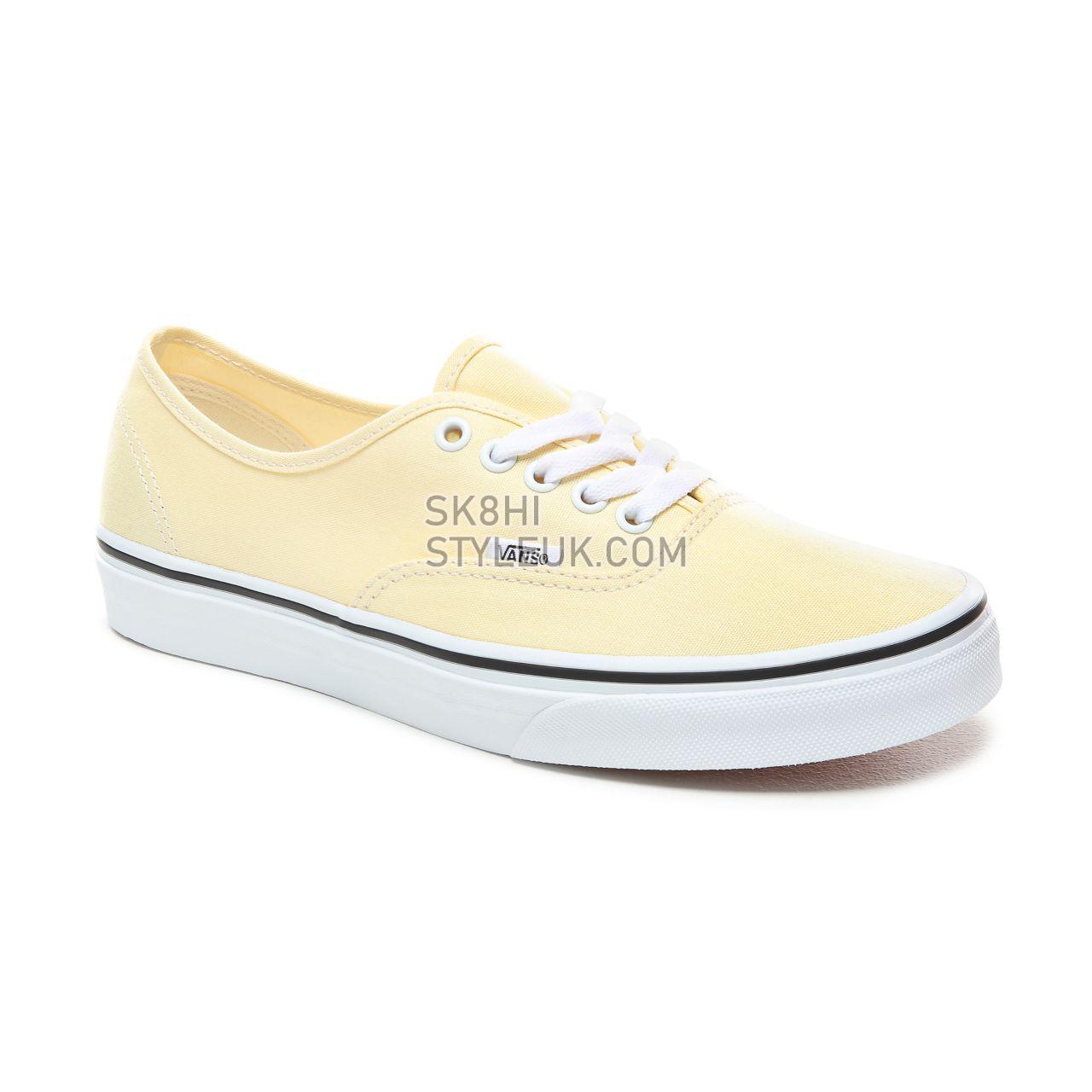 Vans Authentic Classic Mens Womens - Vanilla Custard/True White VN0A38EMVKV Shoes