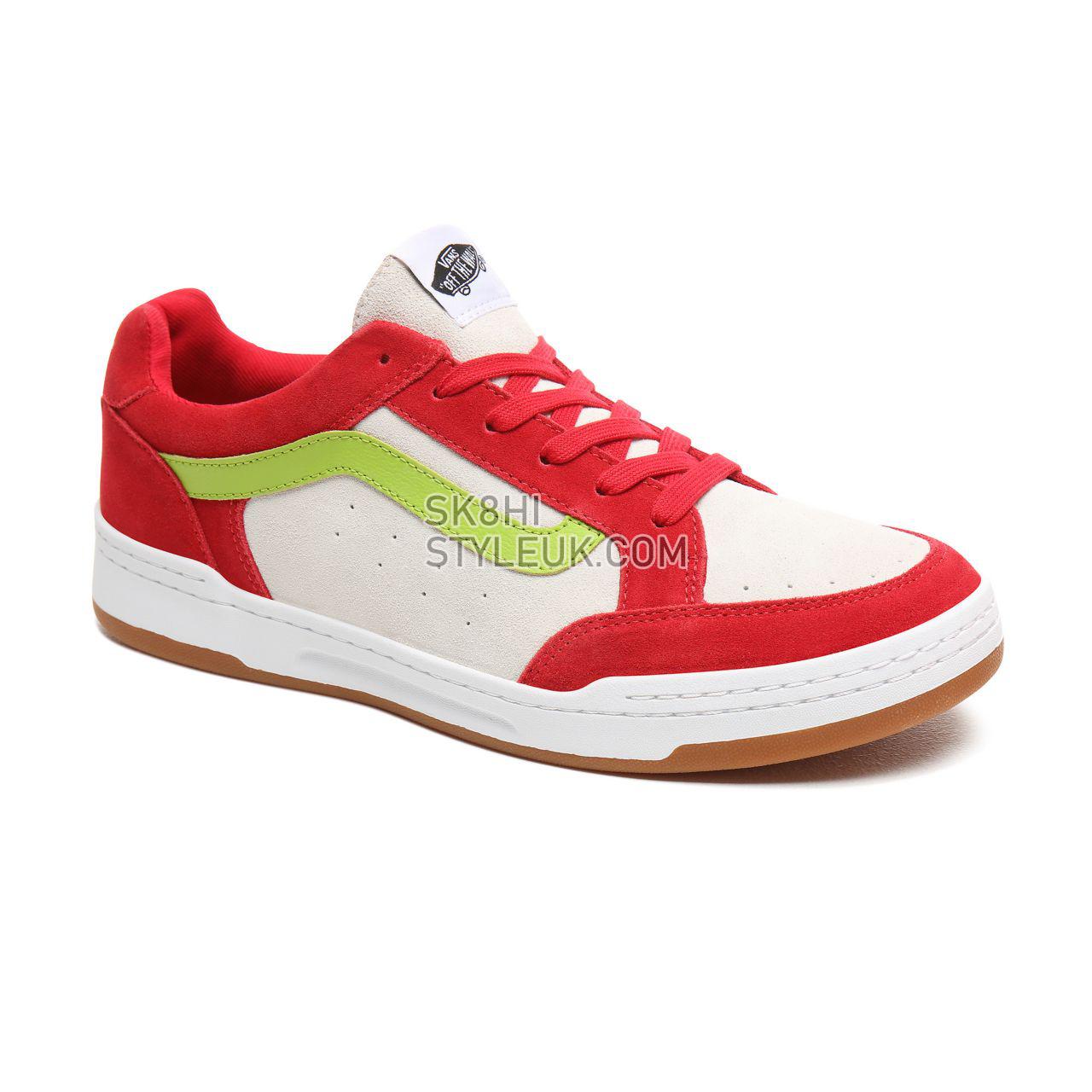 Vans Highland Classic Mens Womens - Tango Red/Marshmallow/Lime Green VN0A38FDT49 Shoes