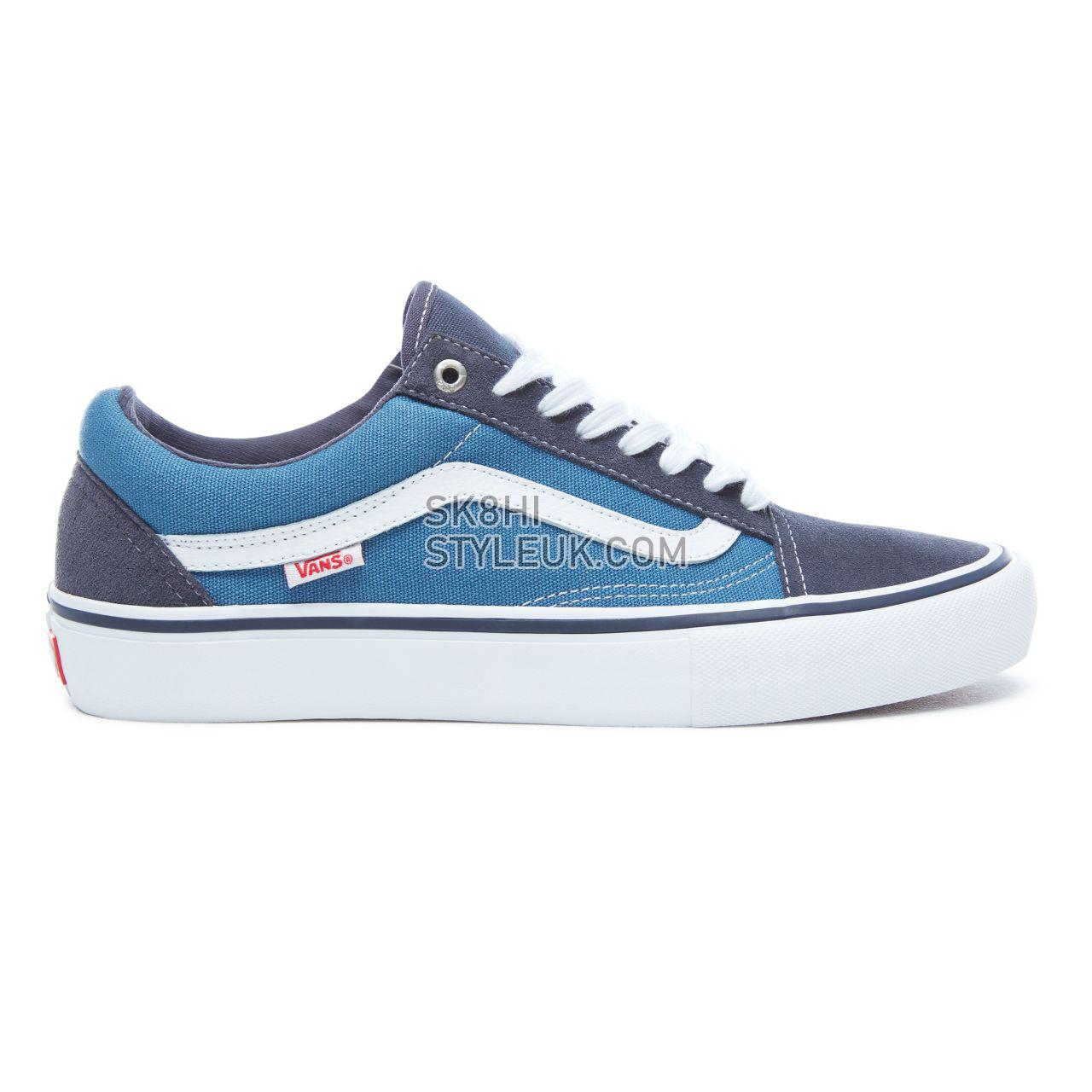 Vans Old Skool Pro Classic Mens Womens - Navy/White VN000ZD40NS Shoes