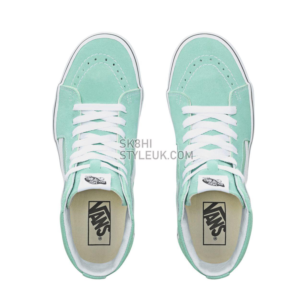 Vans Sk8-Hi Classic Womens - Neptune Green/True White VN0A38GEVMX Shoes