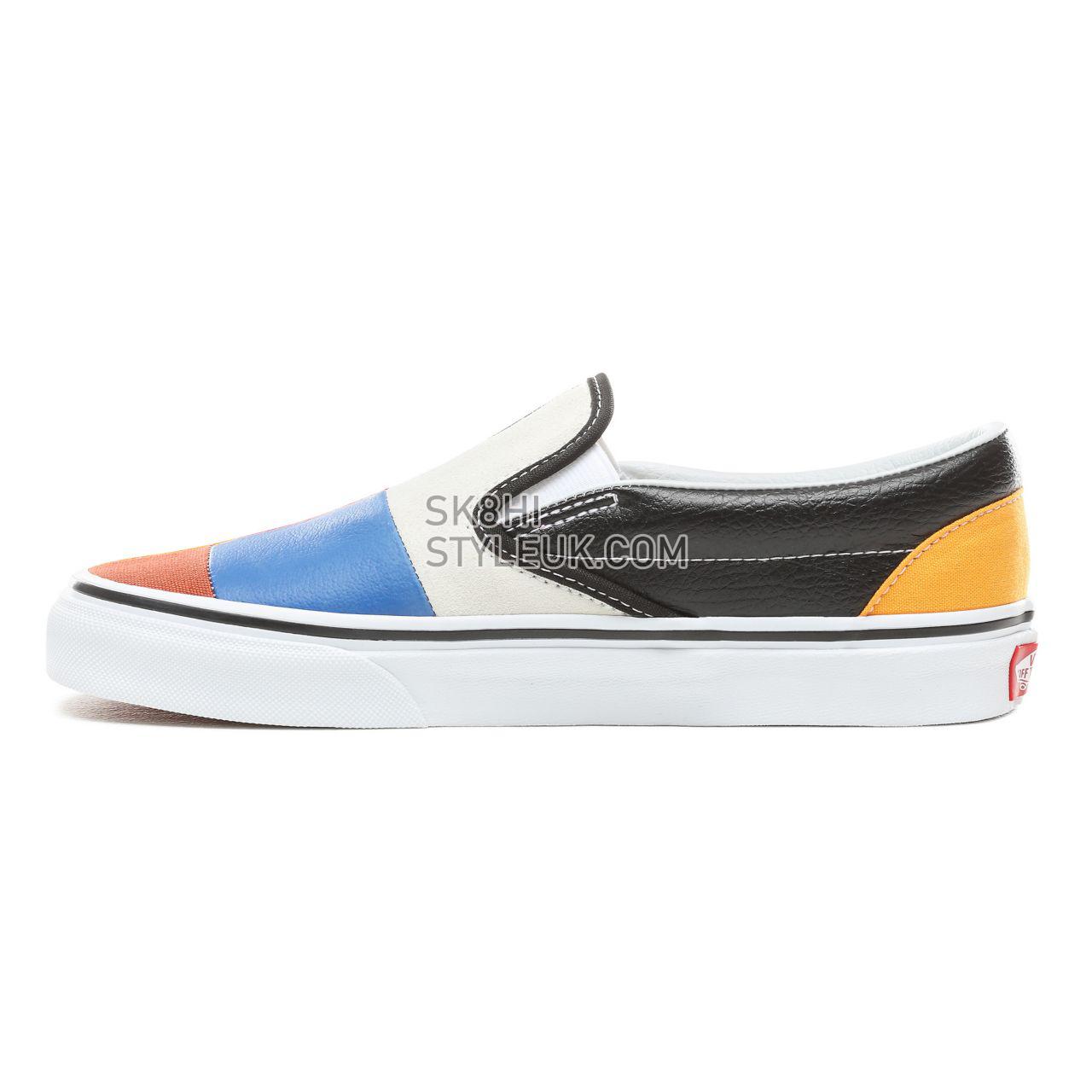 Vans Patchwork Slip-On Classic Womens - (Patchwork) Multi/True White VN0A38F7VMF Shoes