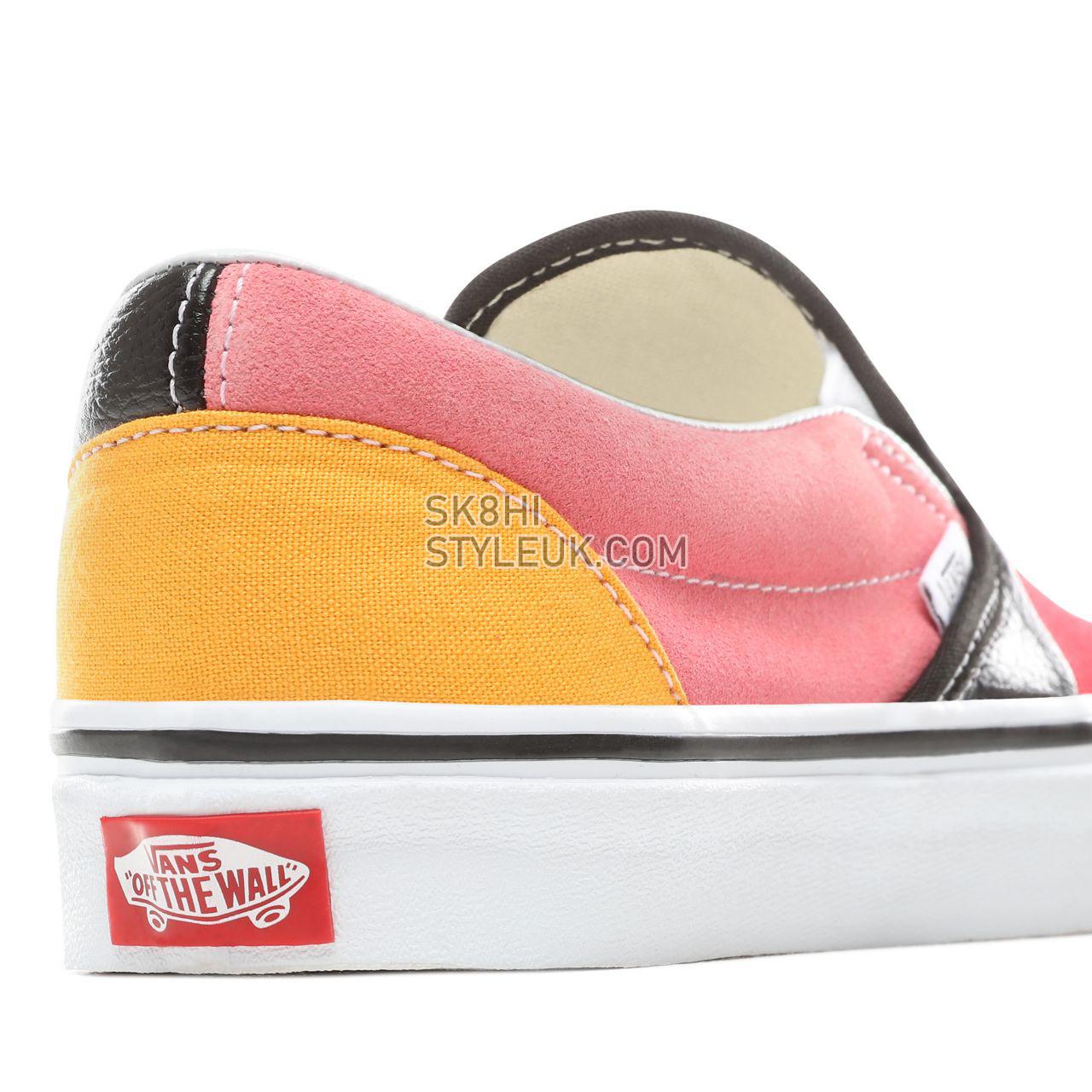 Vans Patchwork Slip-On Classic Womens - (Patchwork) Multi/True White VN0A38F7VMF Shoes