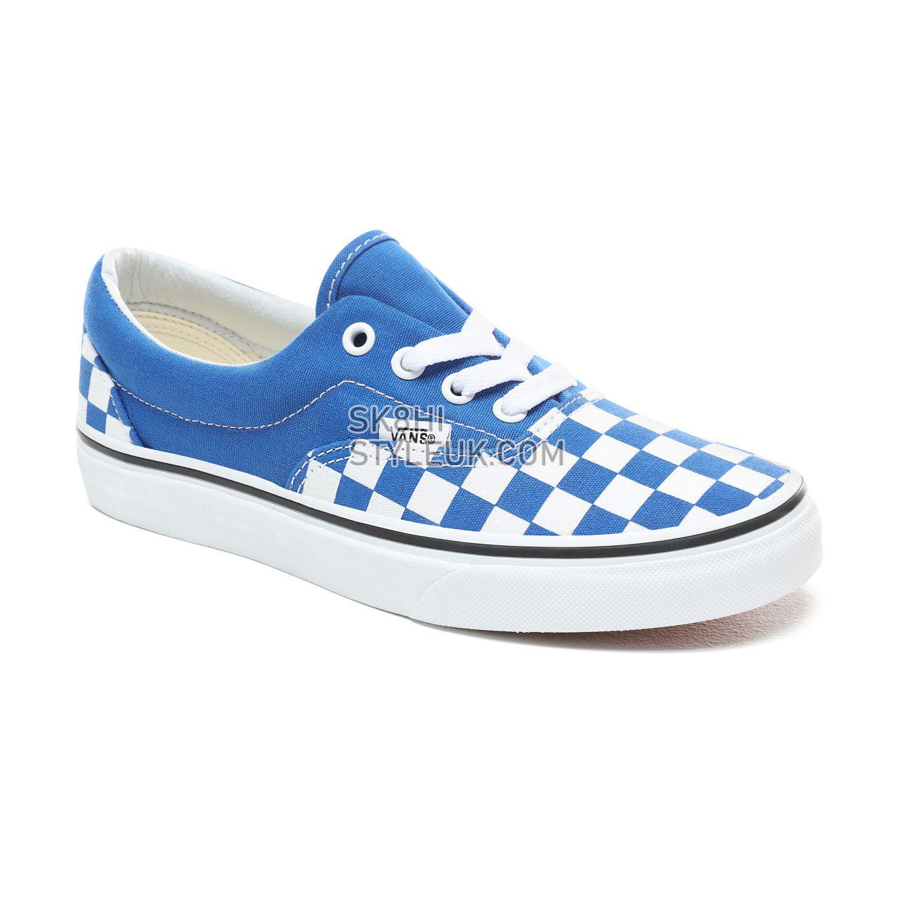 Vans Checkerboard Era Classic Womens - (Checkerboard) Lapis Blue/True White VN0A38FRVOU Shoes