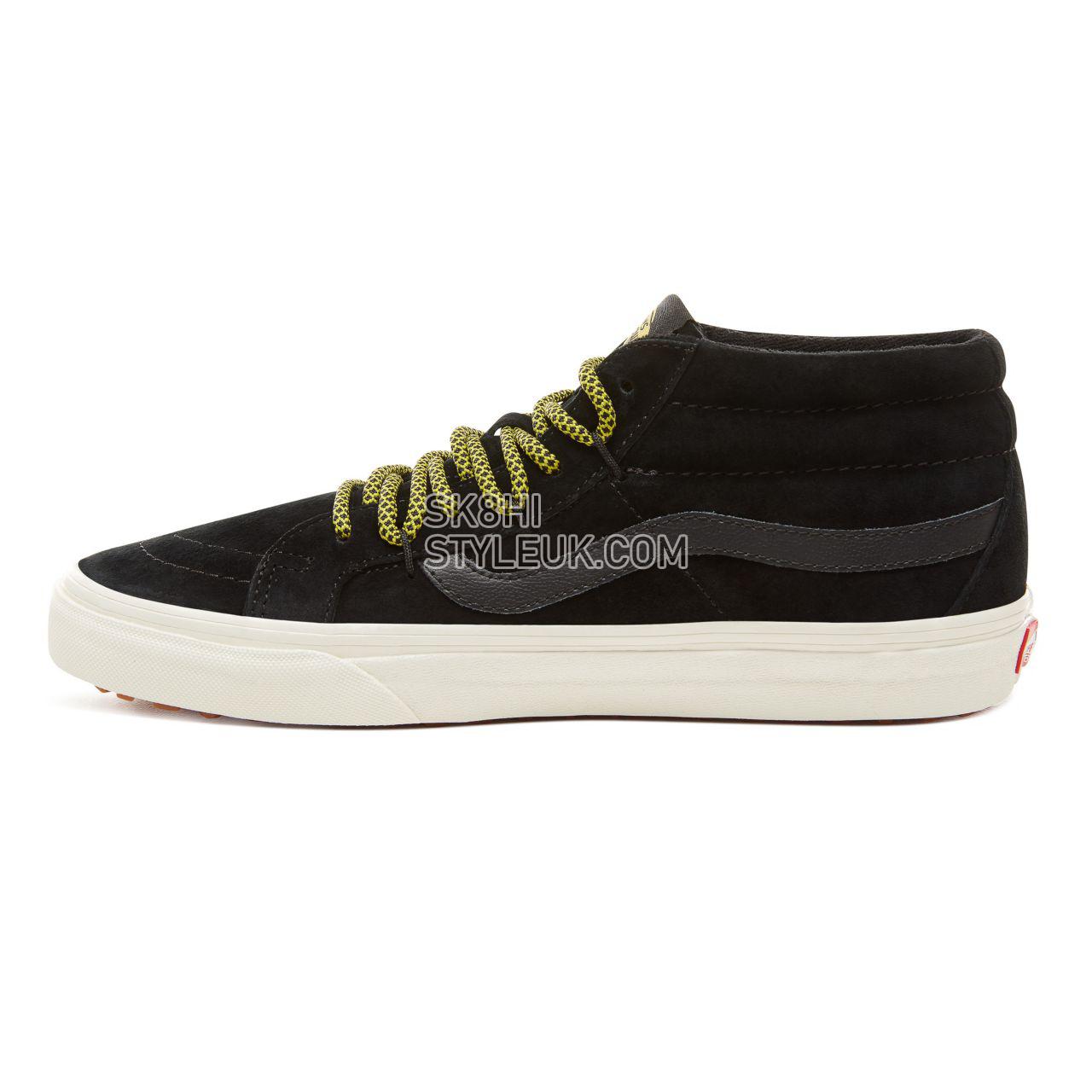 Vans Sk8-Mid Reissue Ghillie MTE Classic Mens Womens - (Mte) Black/Marshmallow VA3TKQI28 Shoes