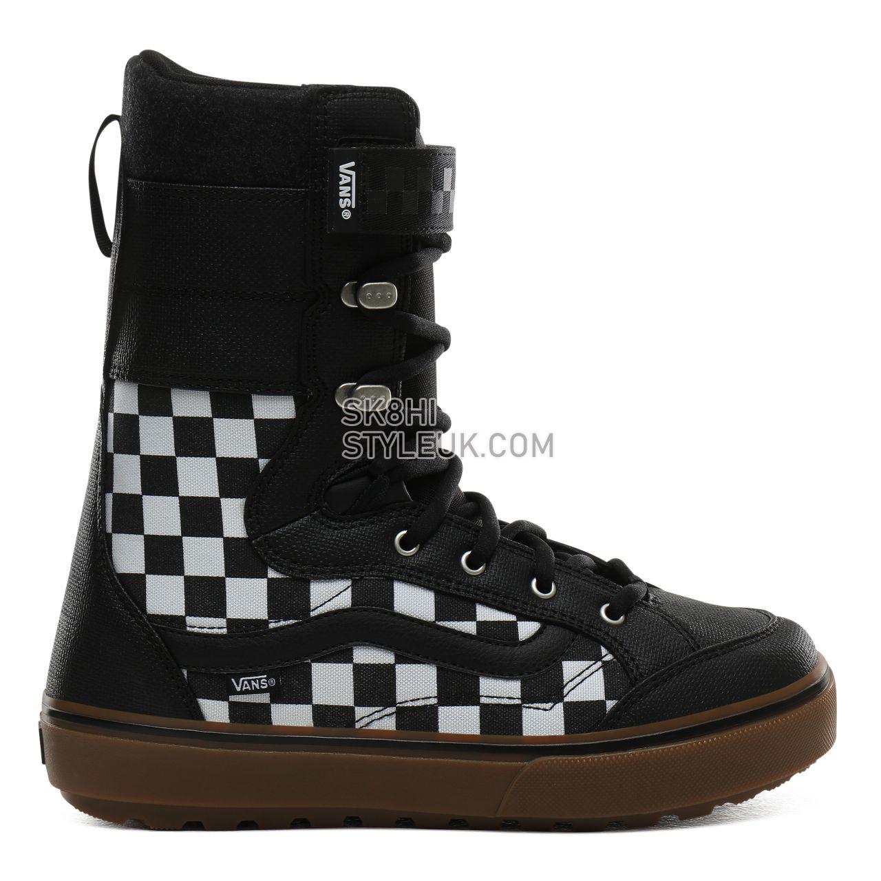 Vans Hi-Standard LL DX Snowboard Boots Mens Womens - Black Checkerboard VN0A3TFIT0W Shoes