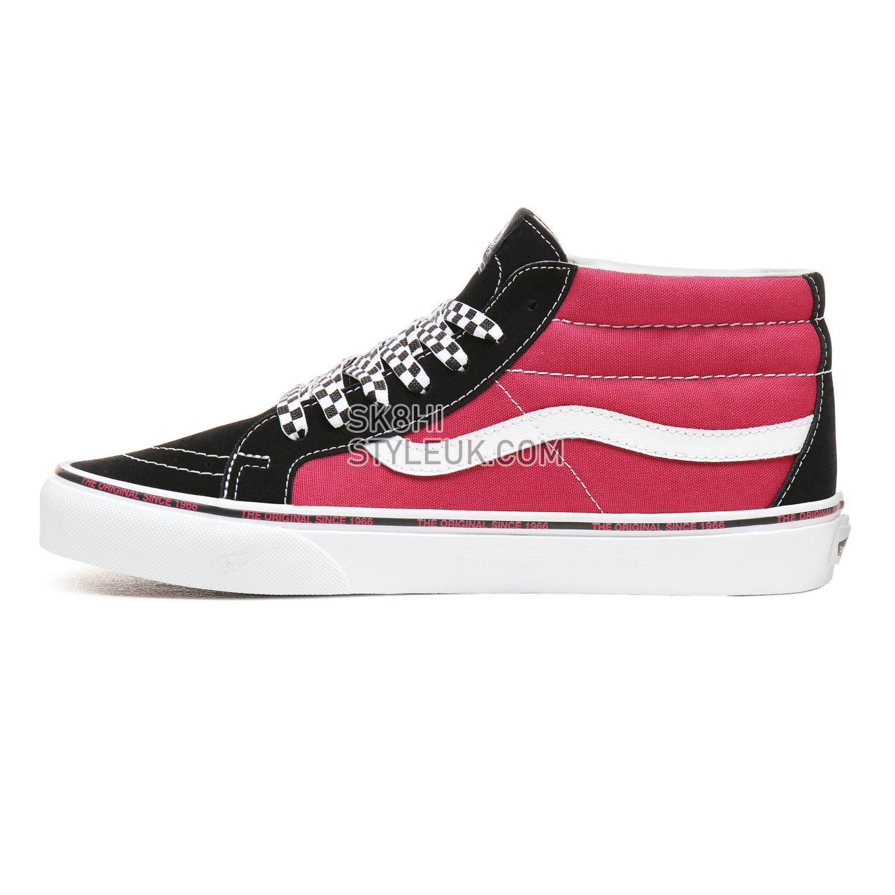 Vans Sk8-Mid Reissue Classic Mens Womens - Jazzy/Black/True White VN0A391FS1S Shoes