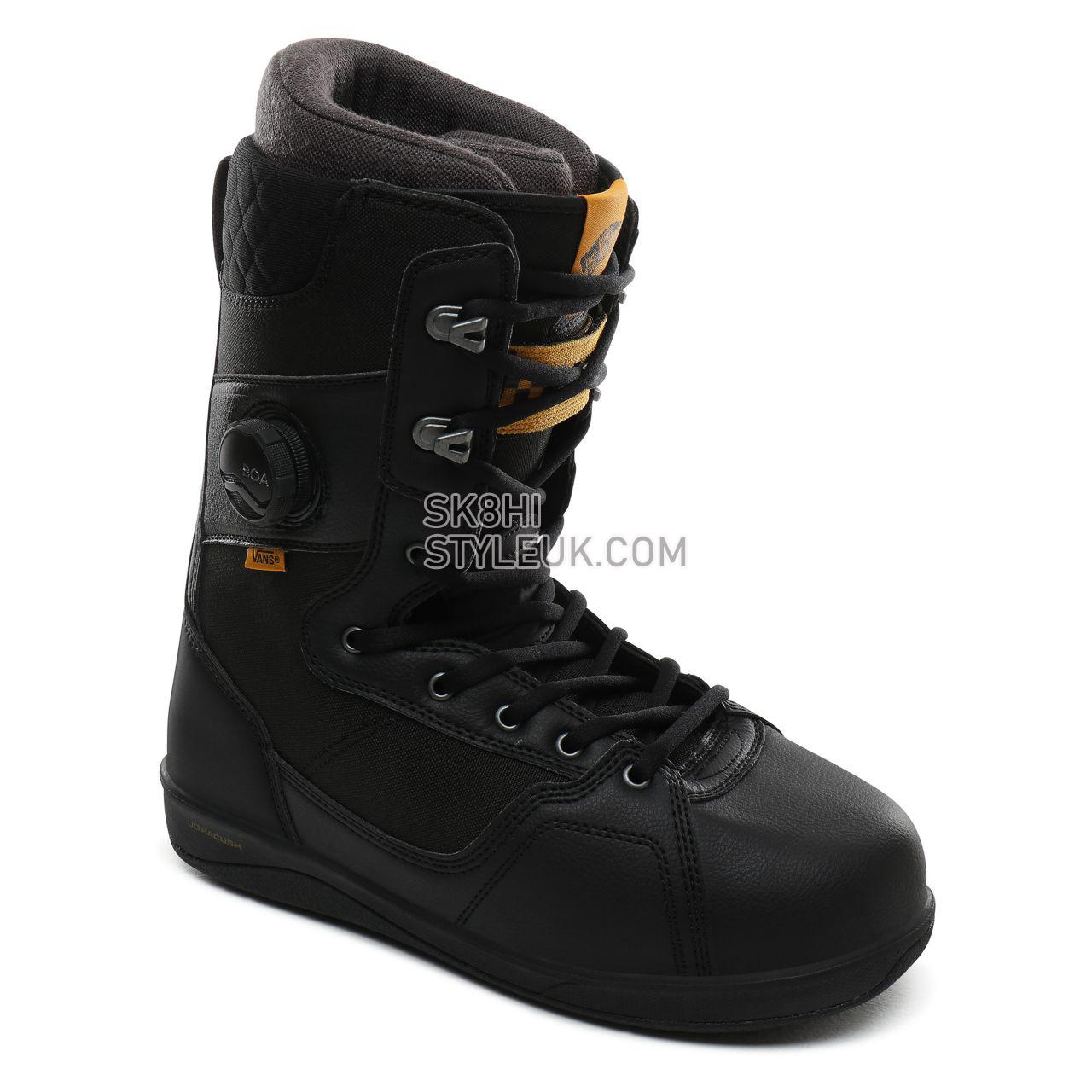 Vans Implant Pro Snowboard Boots Mens Womens - Black/Yellow VN0A3TFLY23 Shoes